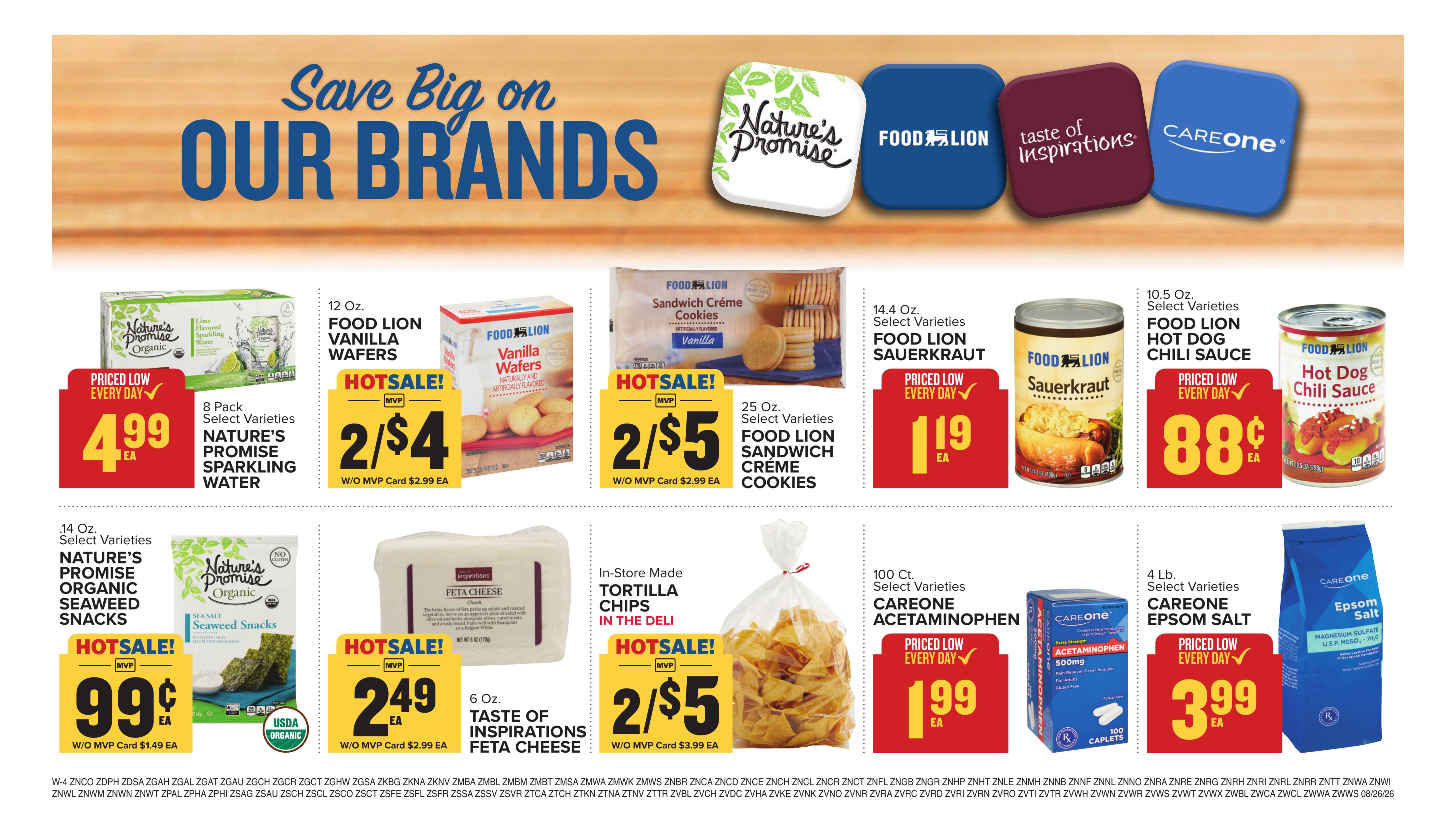 Food Lion (Burkeville–Prospect Area, VA) Weekly Ad August 26 - September 1, 2026