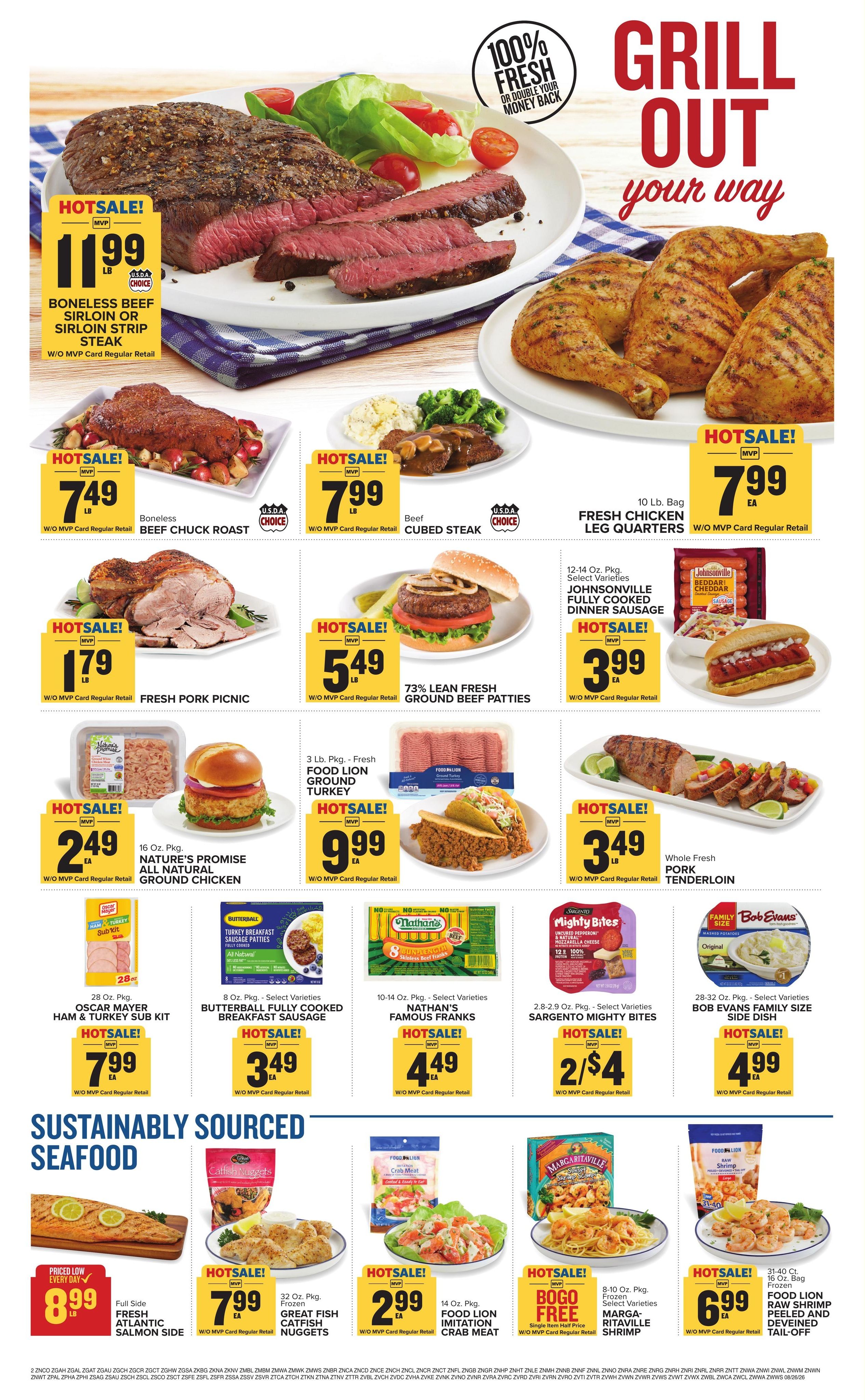 Food Lion (Burkeville–Prospect Area, VA) Weekly Ad August 26 - September 1, 2026
