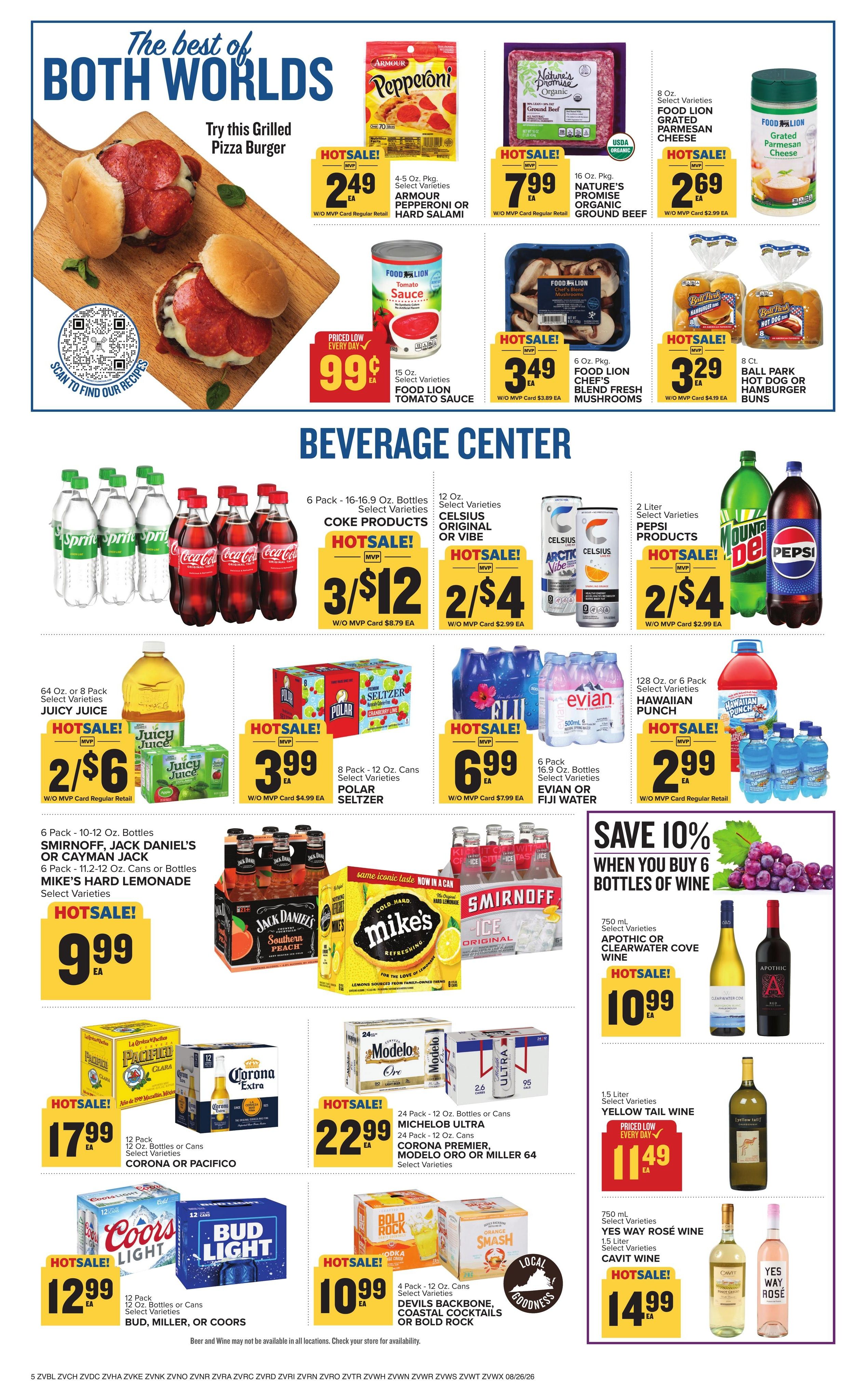 Food Lion (Burkeville–Prospect Area, VA) Weekly Ad August 26 - September 1, 2026