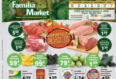 Familia Fresh Market Weekly Ad August 26 - September 1, 2026