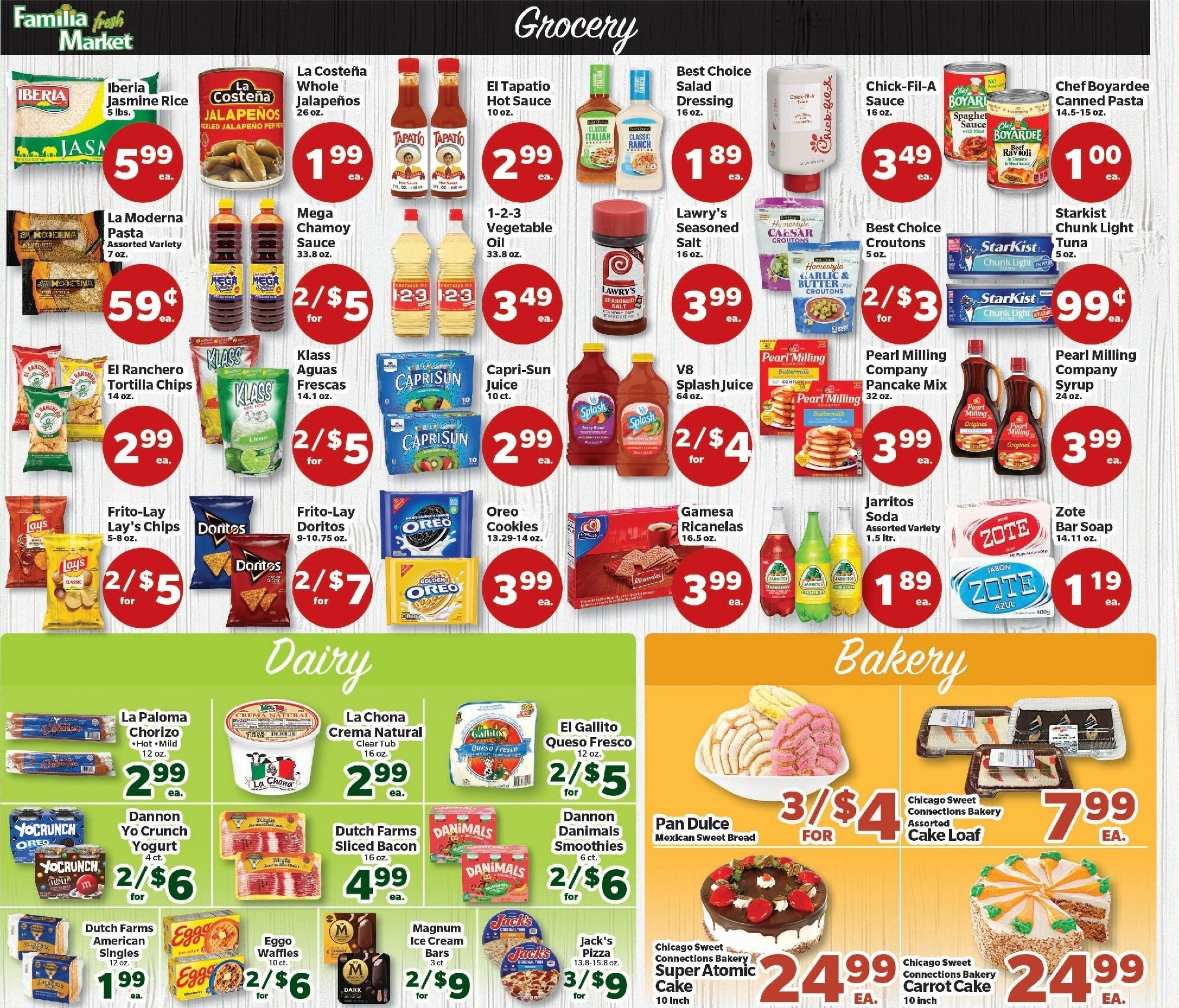 Familia Fresh Market Weekly Ad August 26 - September 1, 2026