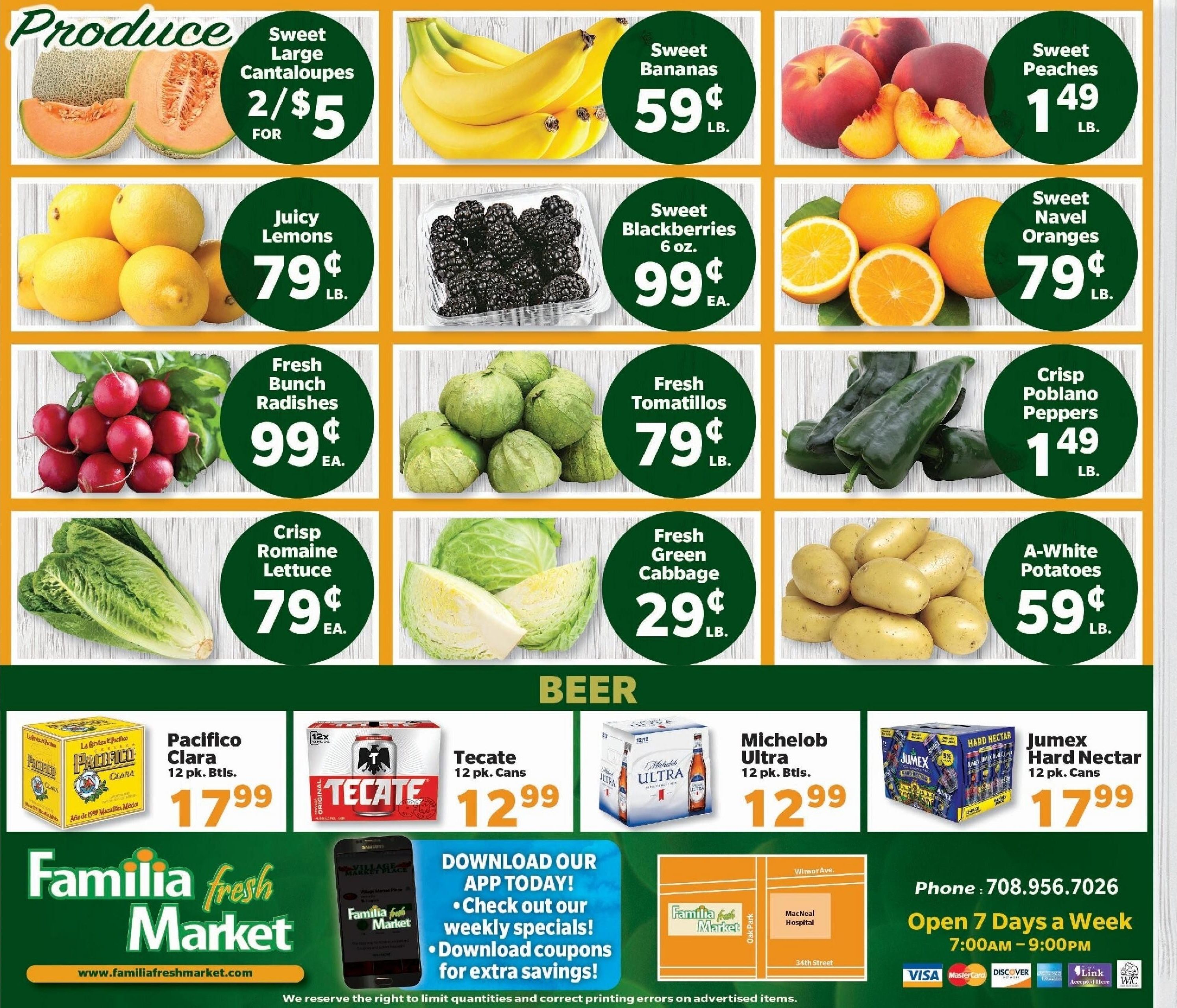 Familia Fresh Market Weekly Ad August 26 - September 1, 2026