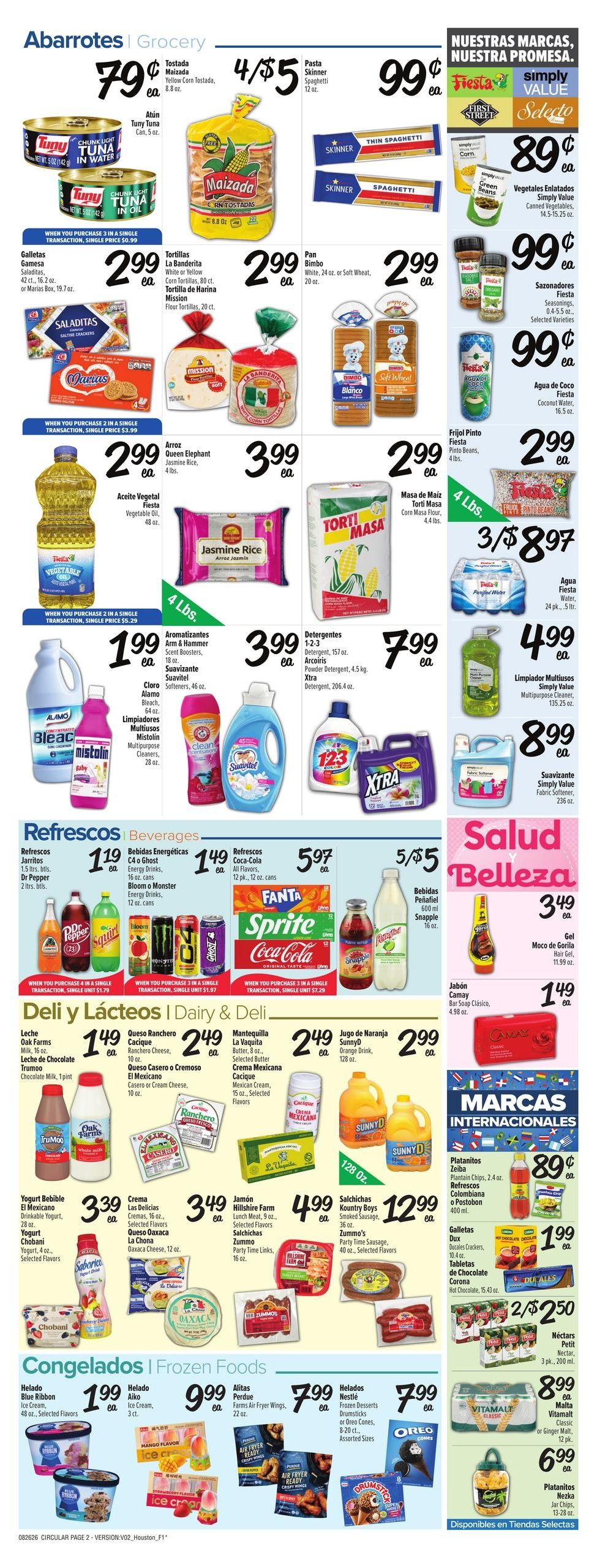 Fiesta Mart (Conroe Area, TX) Weekly Ad August 26 - September 1, 2026