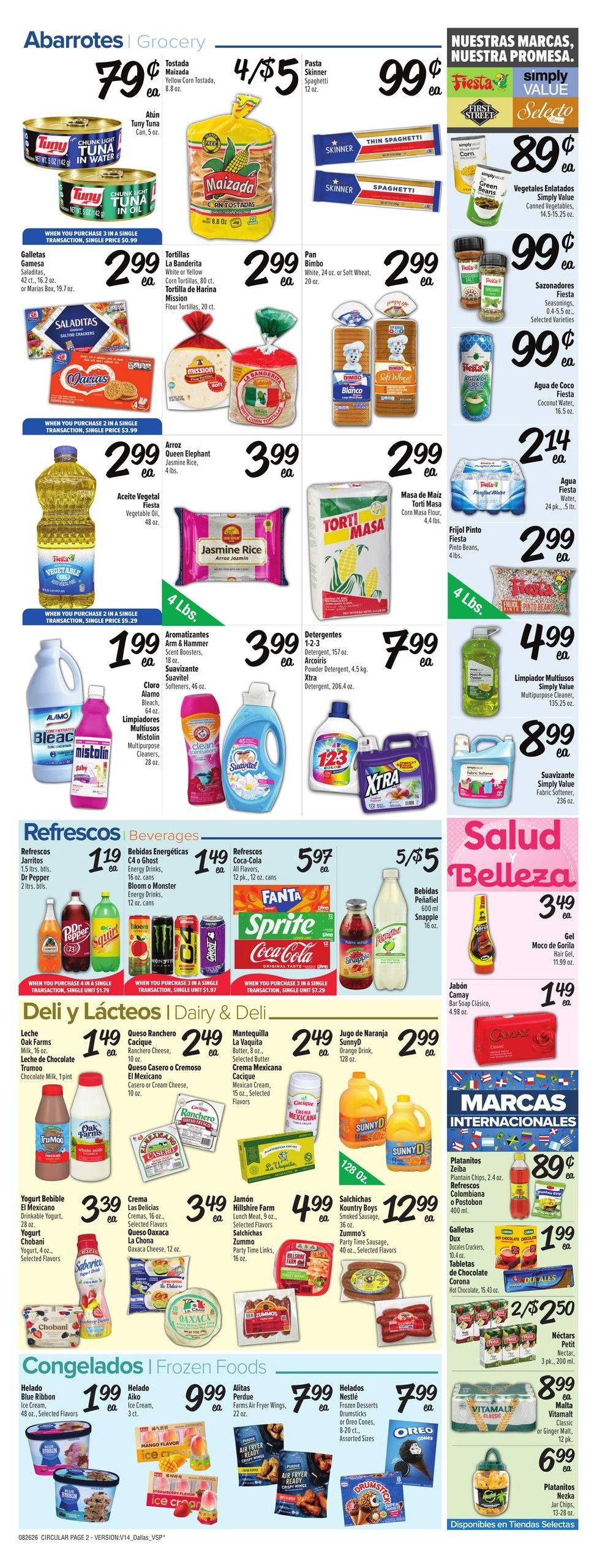 Fiesta Mart (Irving–Lewisville Area, TX) Weekly Ad August 26 - September 1, 2026