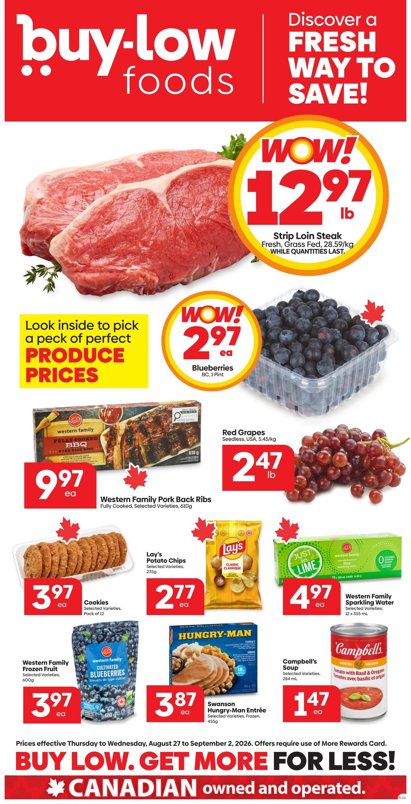 Buy-Low Foods Flyer August 27 to September 2