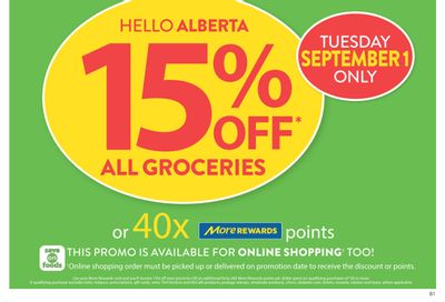 Save On Foods (AB) Flyer August 27 to September 2