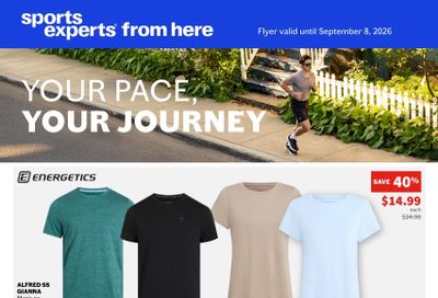 Sports Experts Flyer August 26 to September 8