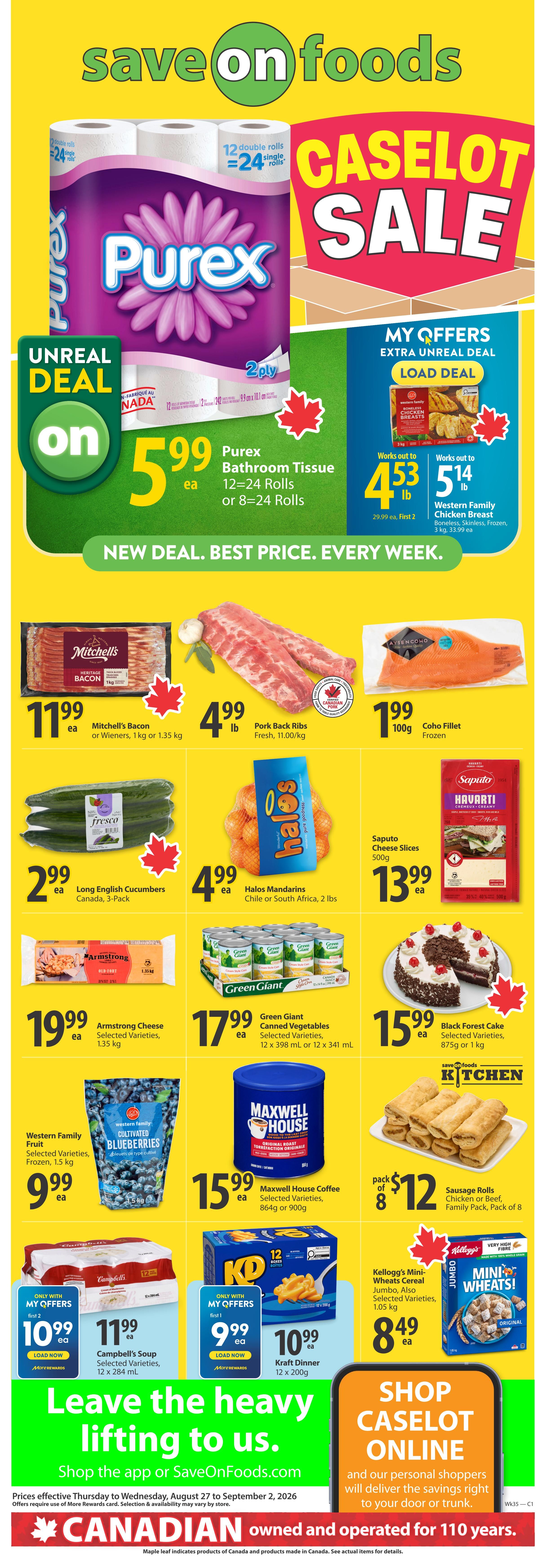 Save On Foods (SK) Flyer August 27 to September 2