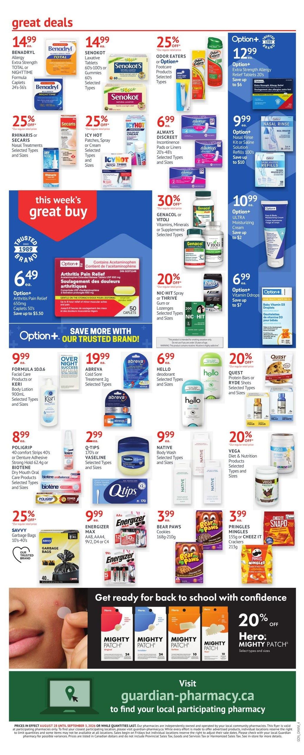 Guardian Flyer August 28 to September 3