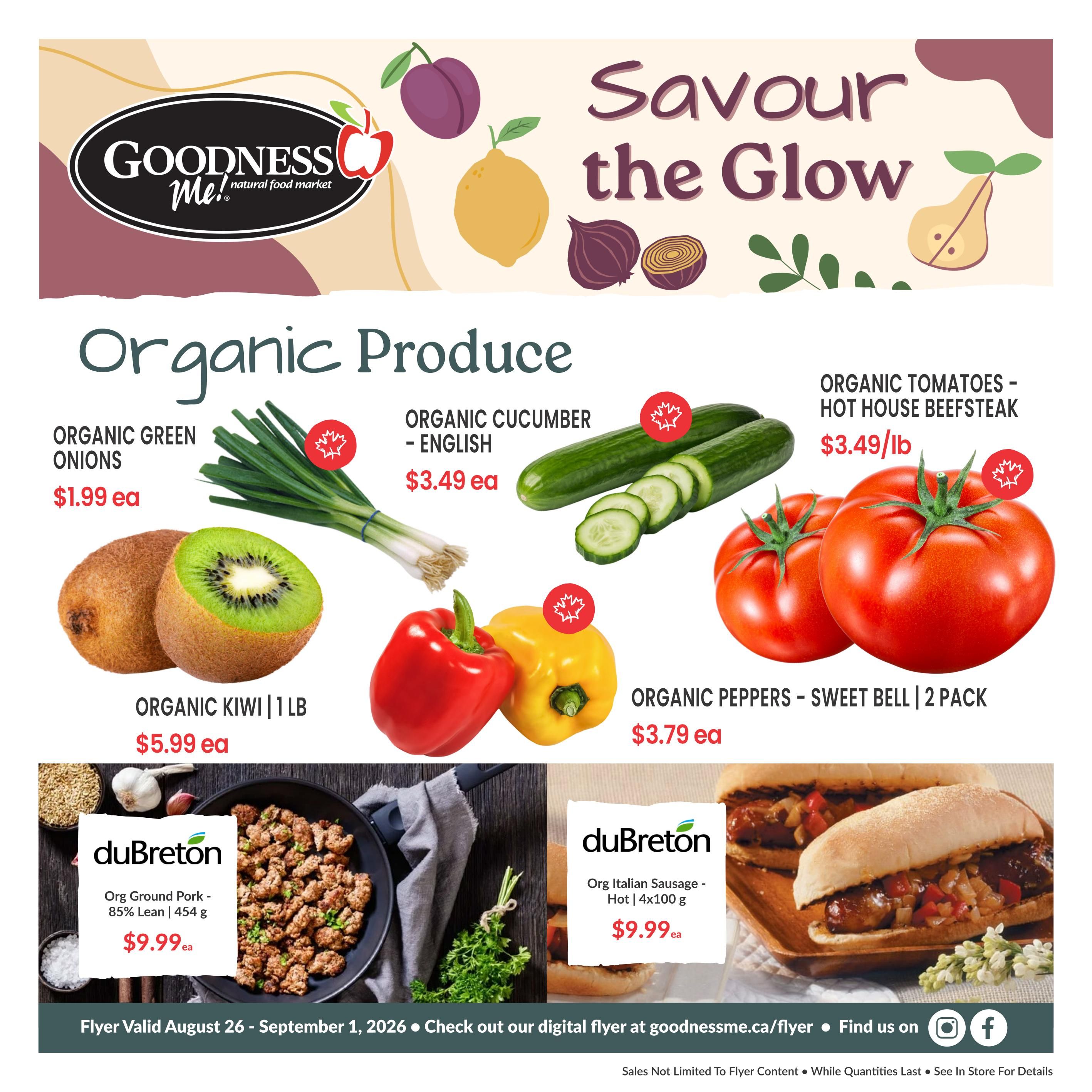 Goodness Me Flyer August 26 to September 1