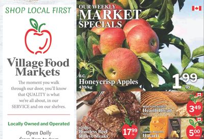 Village Food Markets Flyer August 26 to September 1
