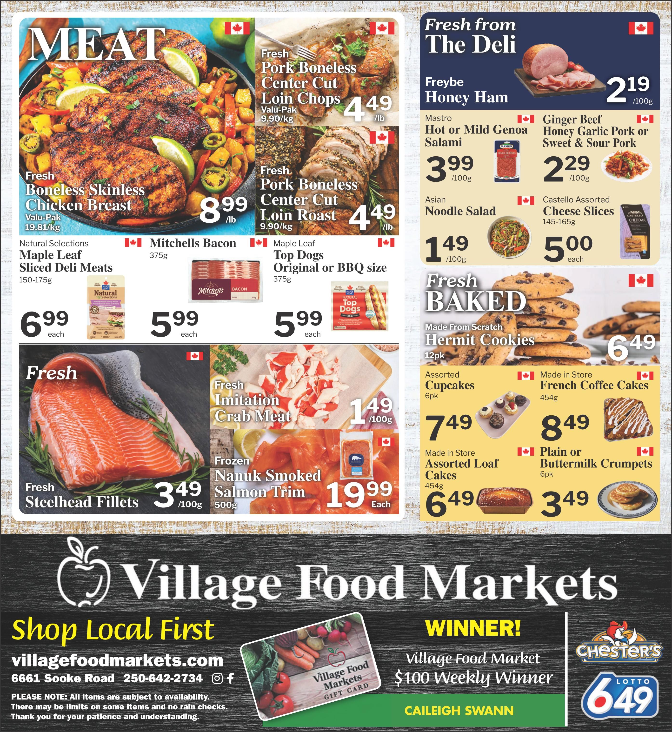 Village Food Markets Flyer August 26 to September 1