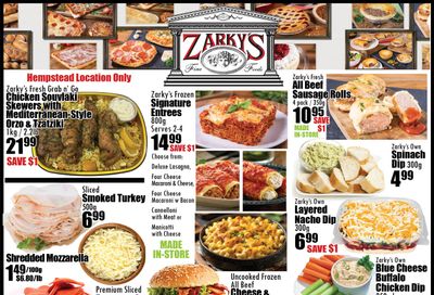 Zarky's Flyer August 26 to September 1