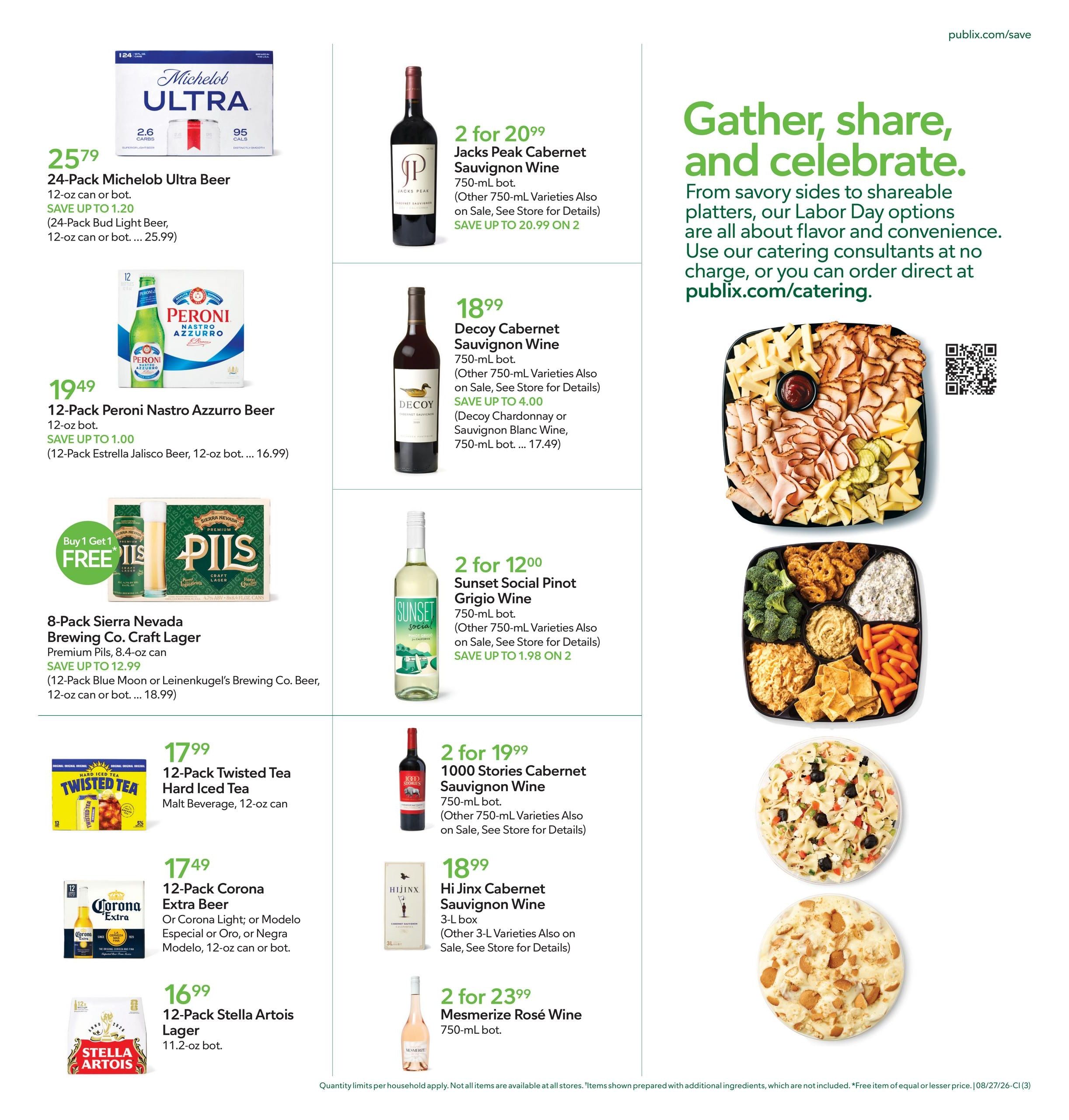 Publix (Simpsonville–Landrum Area, SC) Weekly Ad August 26 - September 1, 2026
