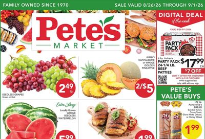 Pete's Fresh Market (Bedford Park Area, IL) Weekly Ad August 26 - September 1, 2026