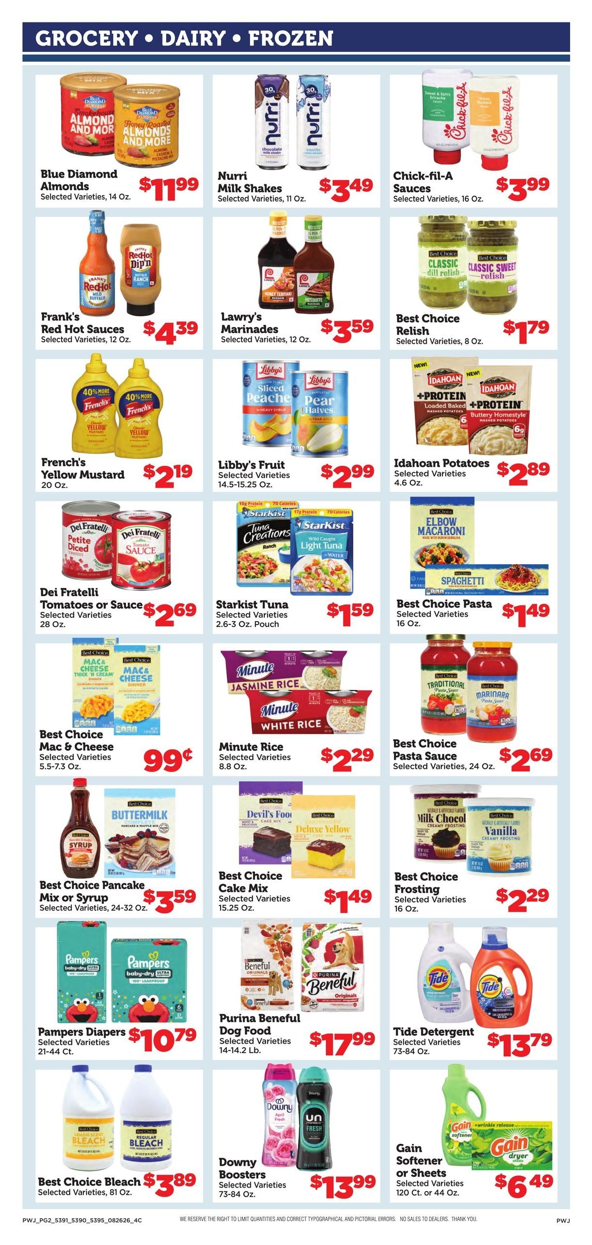 Piggly Wiggly JP Weekly Ad August 26 - September 1, 2026