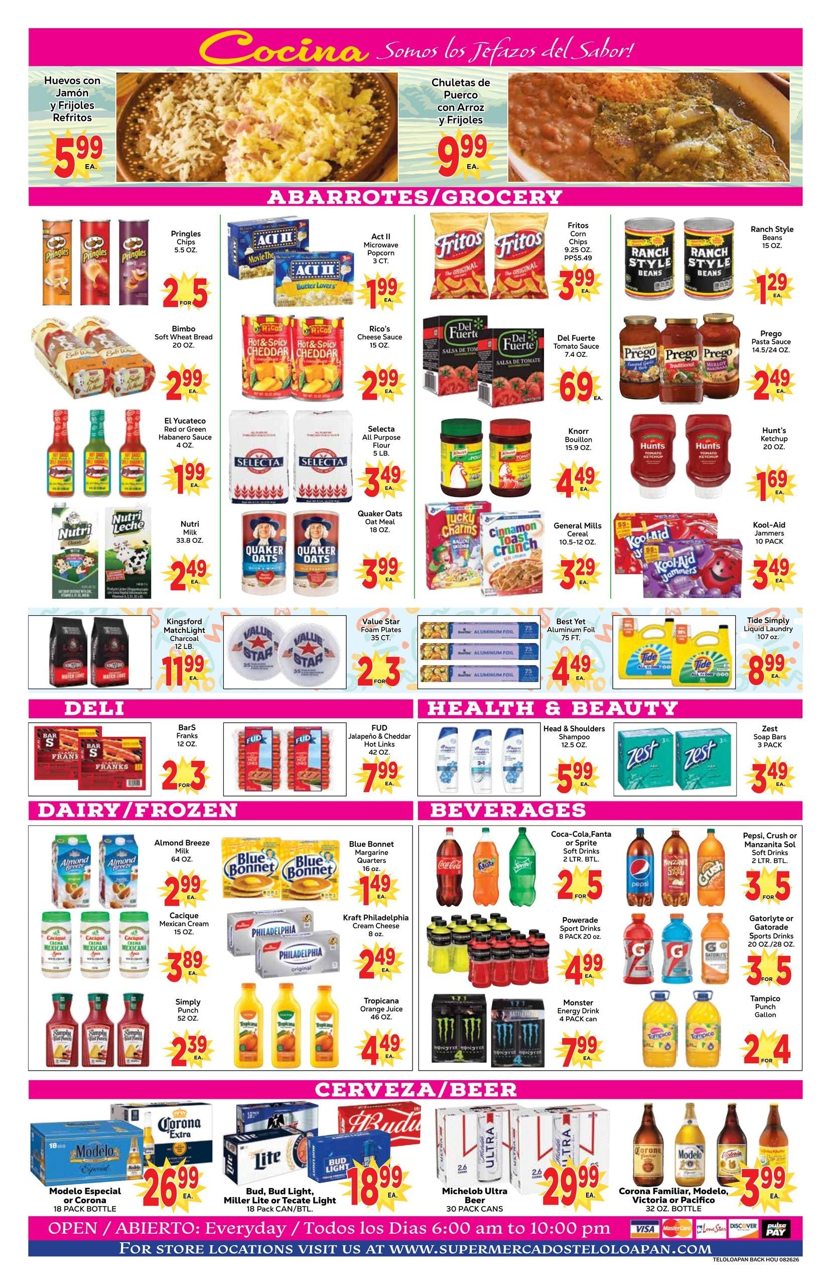 Supermercados Teloloapan Weekly Ad August 26 - September 8, 2026