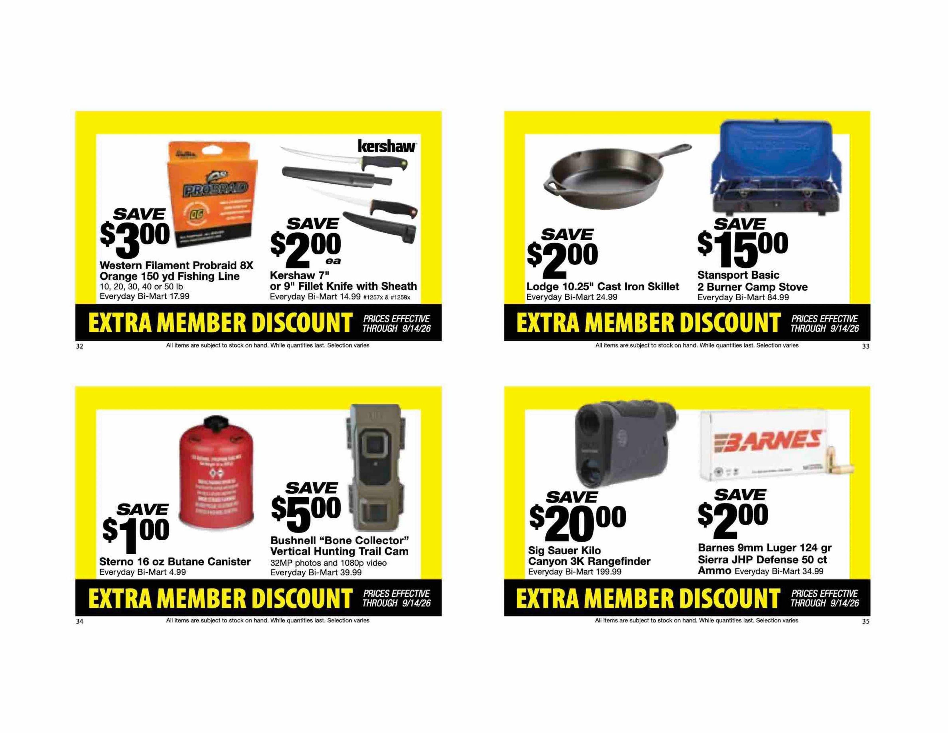 Bi-Mart Weekly Ad August 25 - September 14, 2026