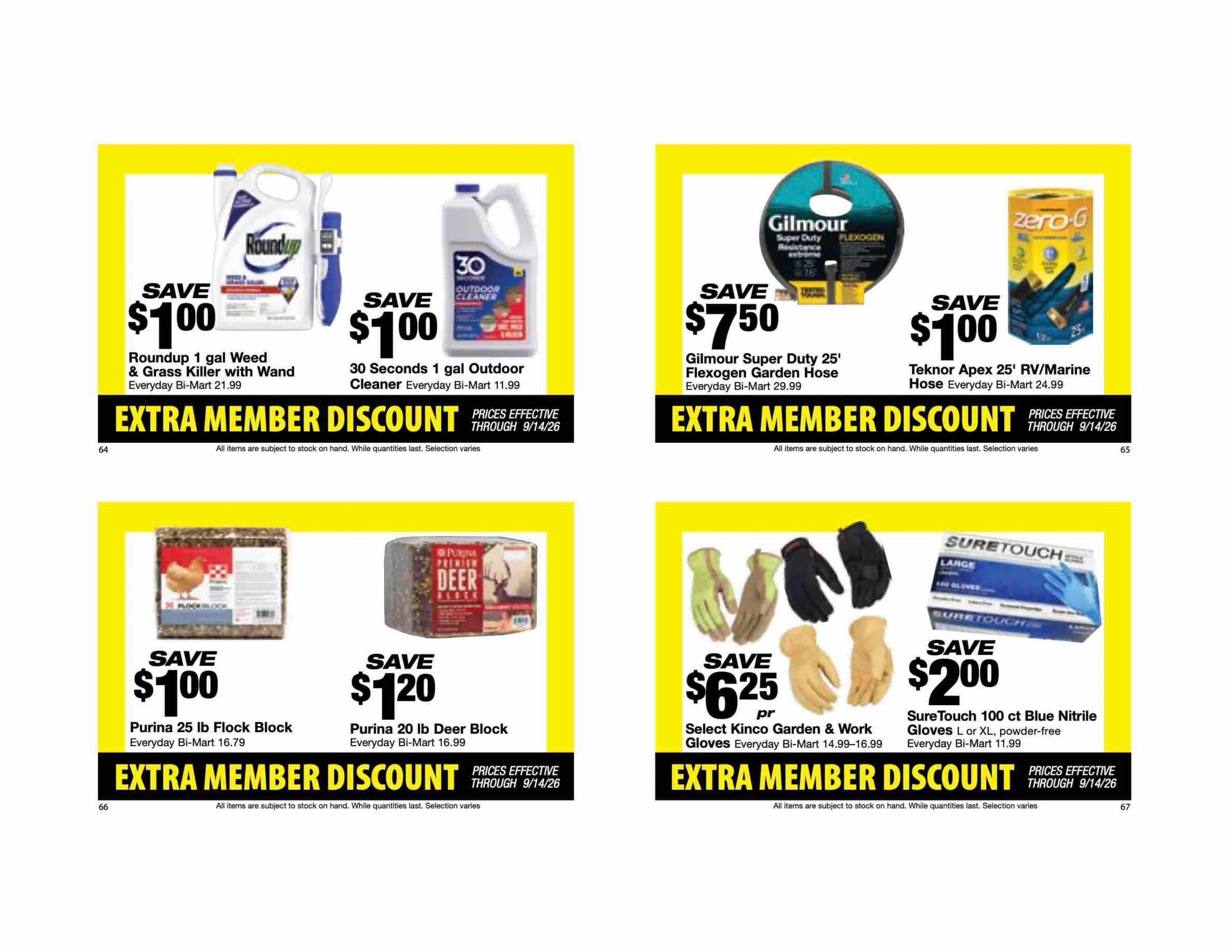 Bi-Mart Weekly Ad August 25 - September 14, 2026