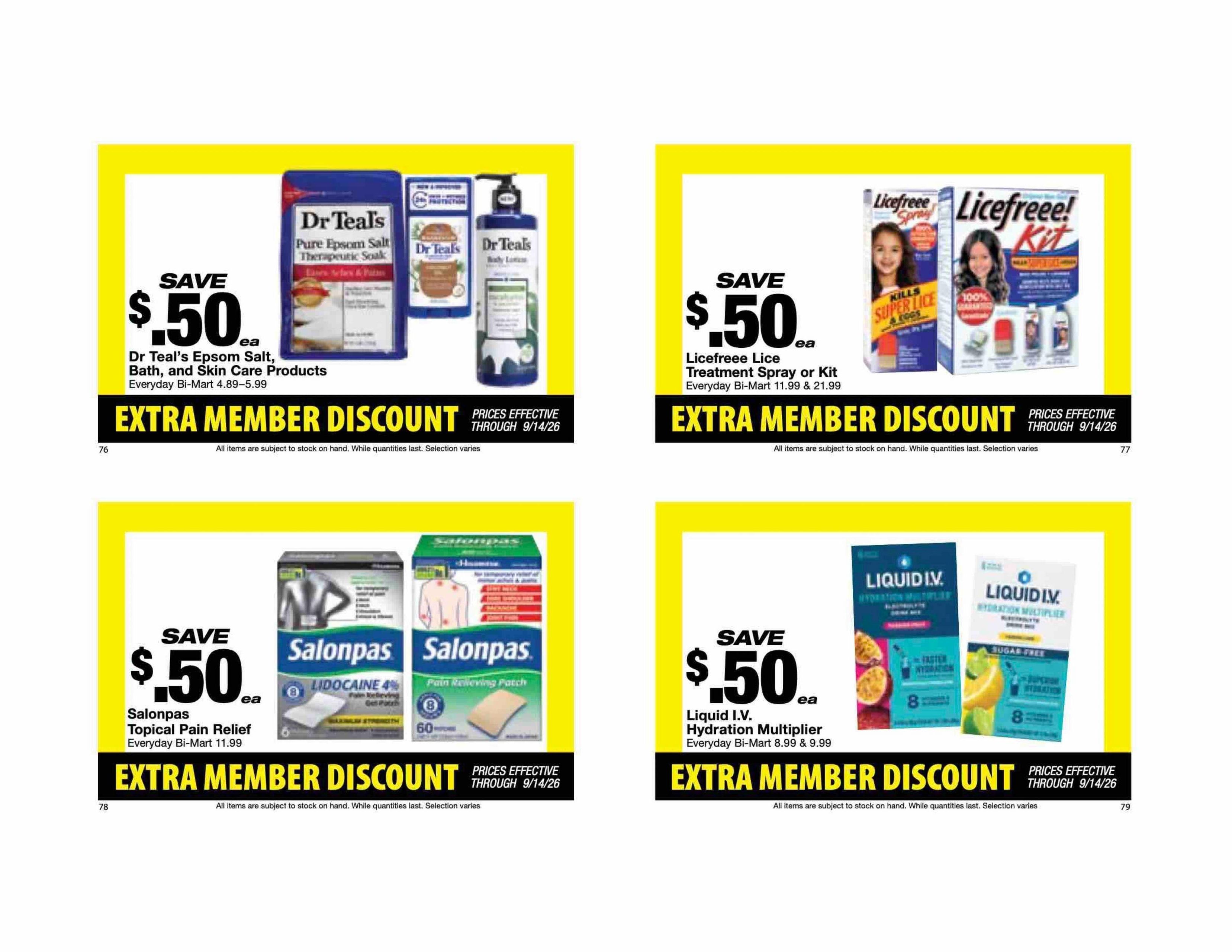 Bi-Mart Weekly Ad August 25 - September 14, 2026