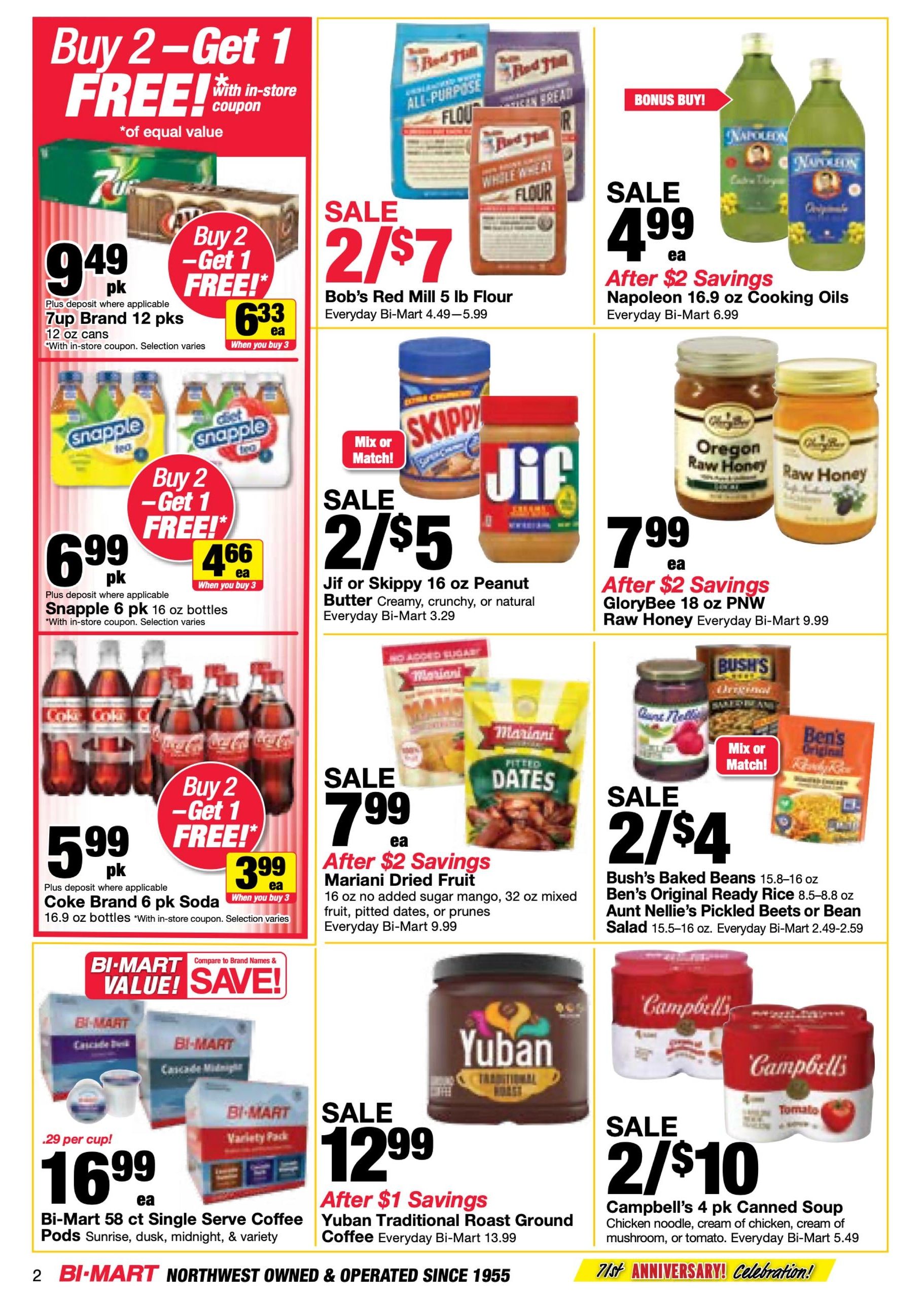 Bi-Mart Weekly Ad August 25 - September 14, 2026