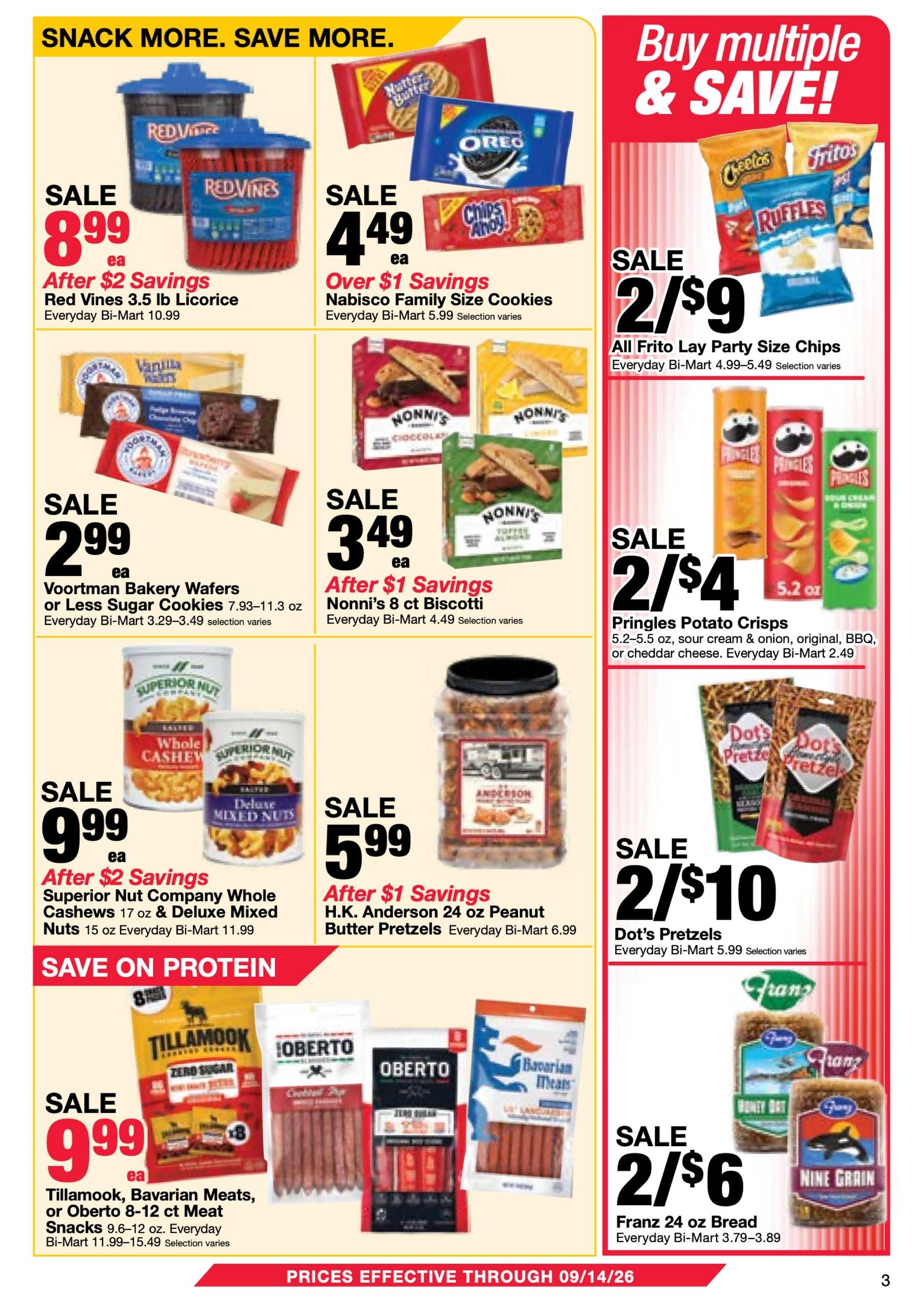 Bi-Mart Weekly Ad August 25 - September 14, 2026