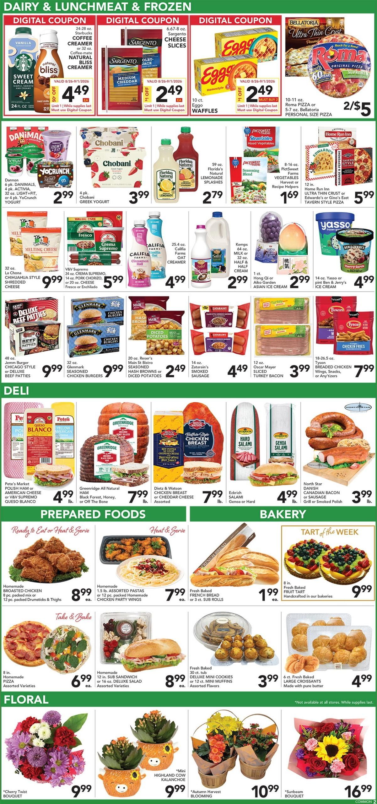 Pete's Fresh Market Weekly Ad August 26 - September 1, 2026