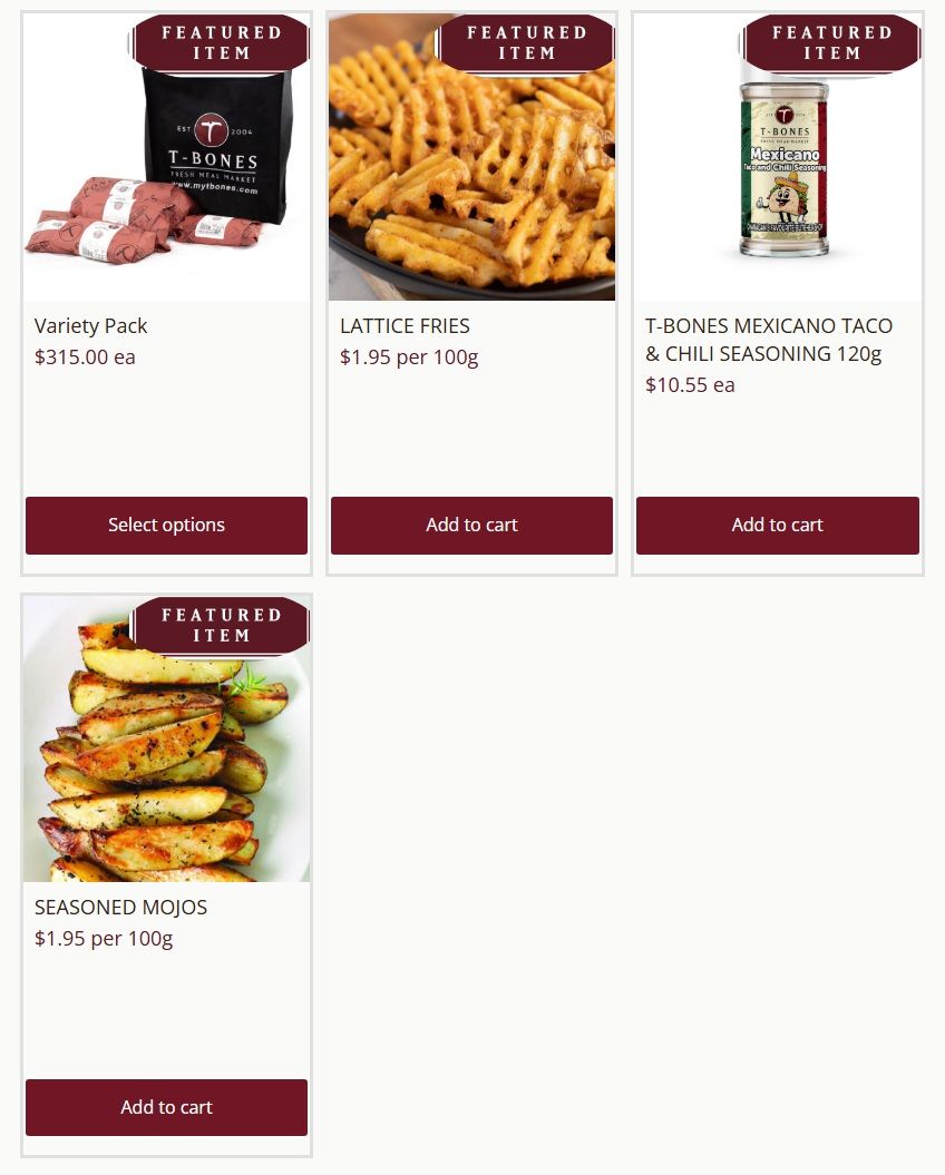 T-Bone's Flyer August 26 to September 1