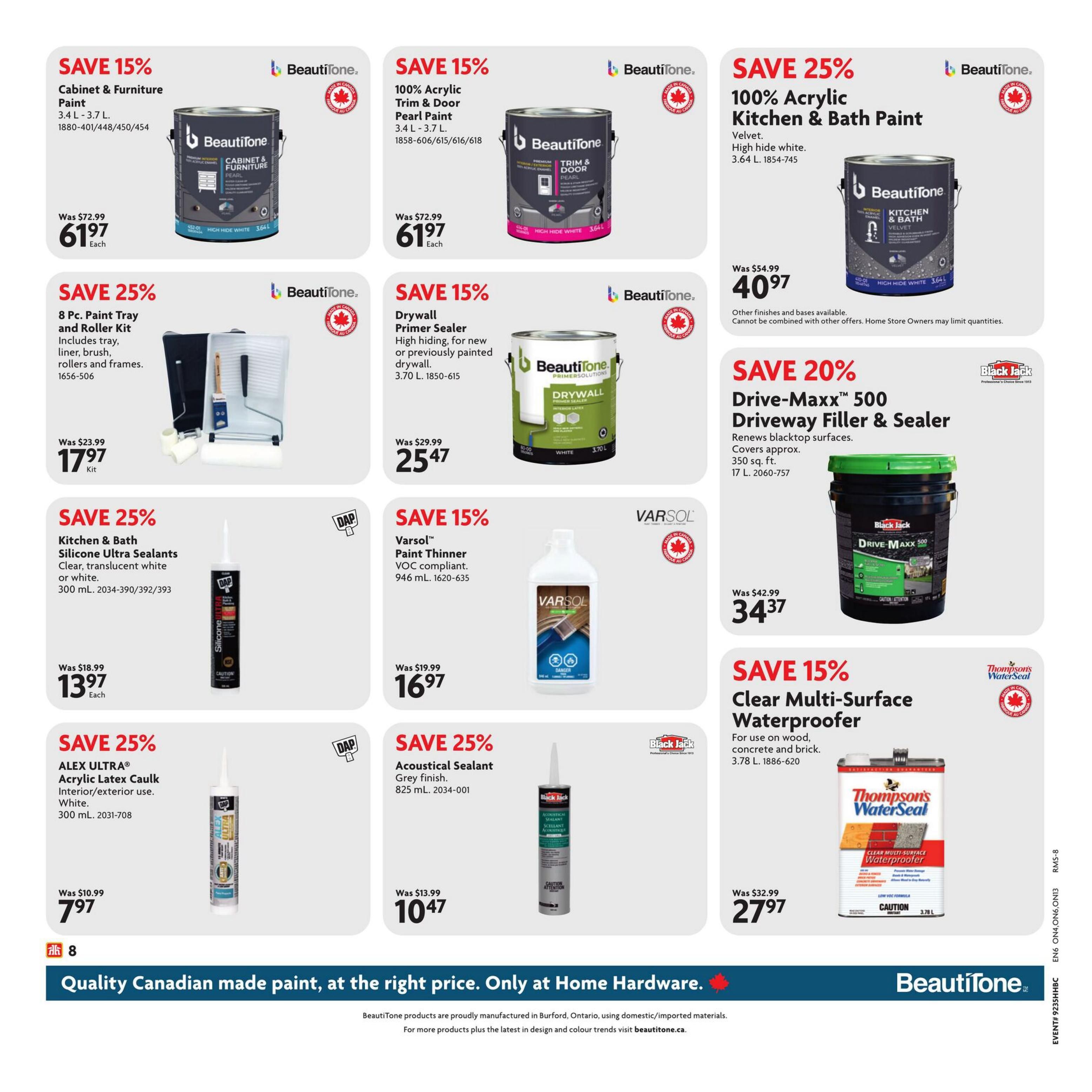 Home Hardware Building Centre (ON) Flyer August 27 to September 9