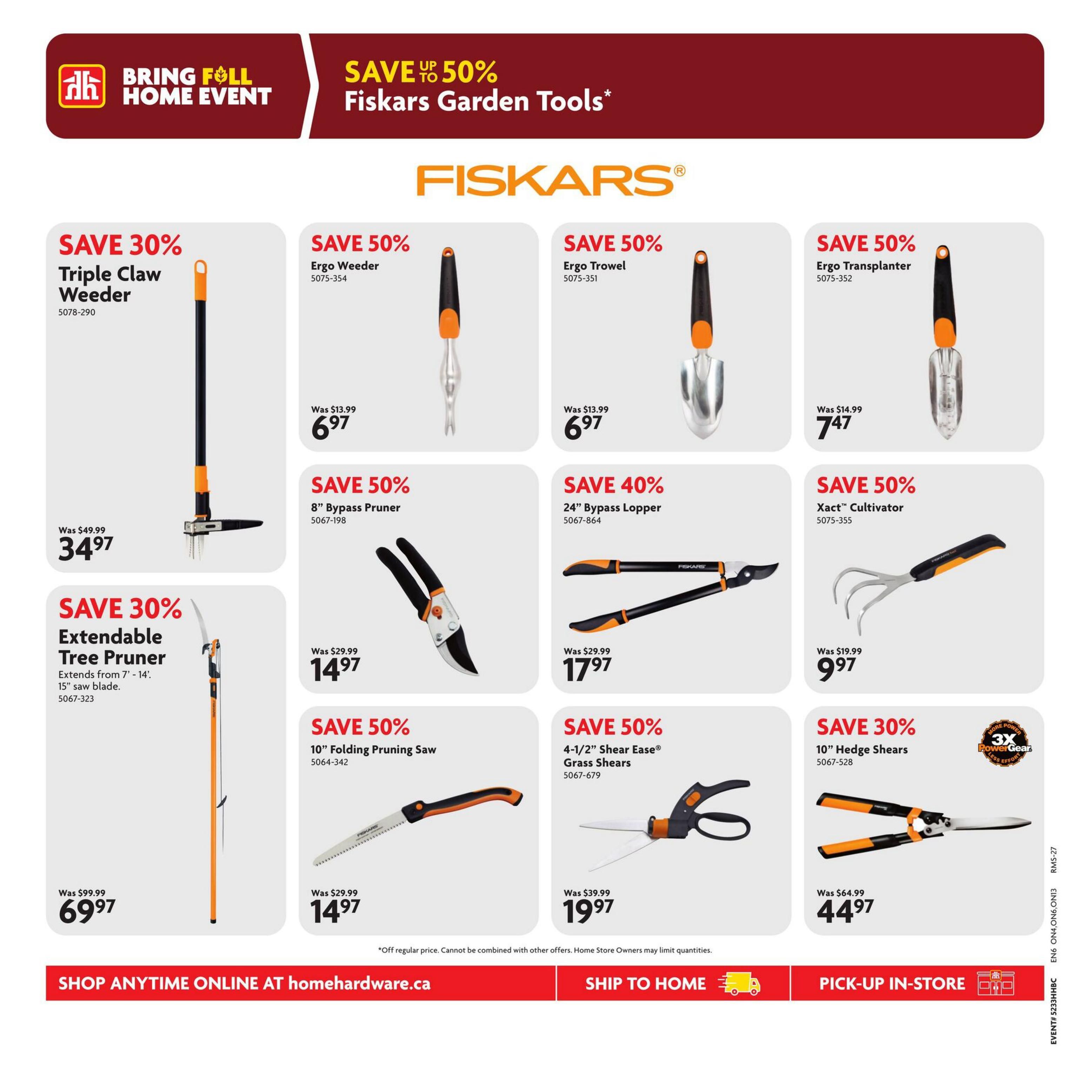 Home Hardware Building Centre (ON) Flyer August 27 to September 9
