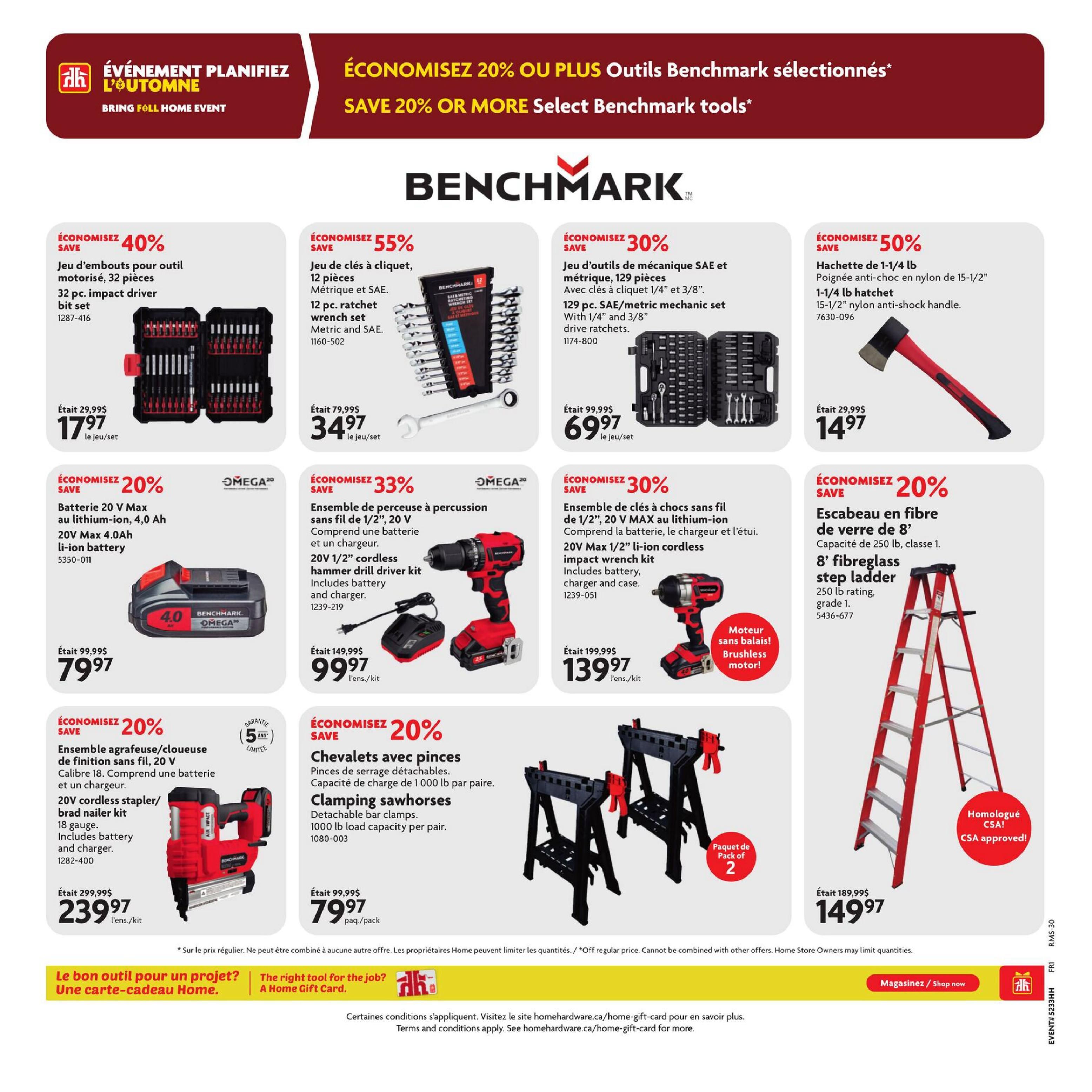 Home Hardware Building Centre (QC) Flyer August 27 to September 9