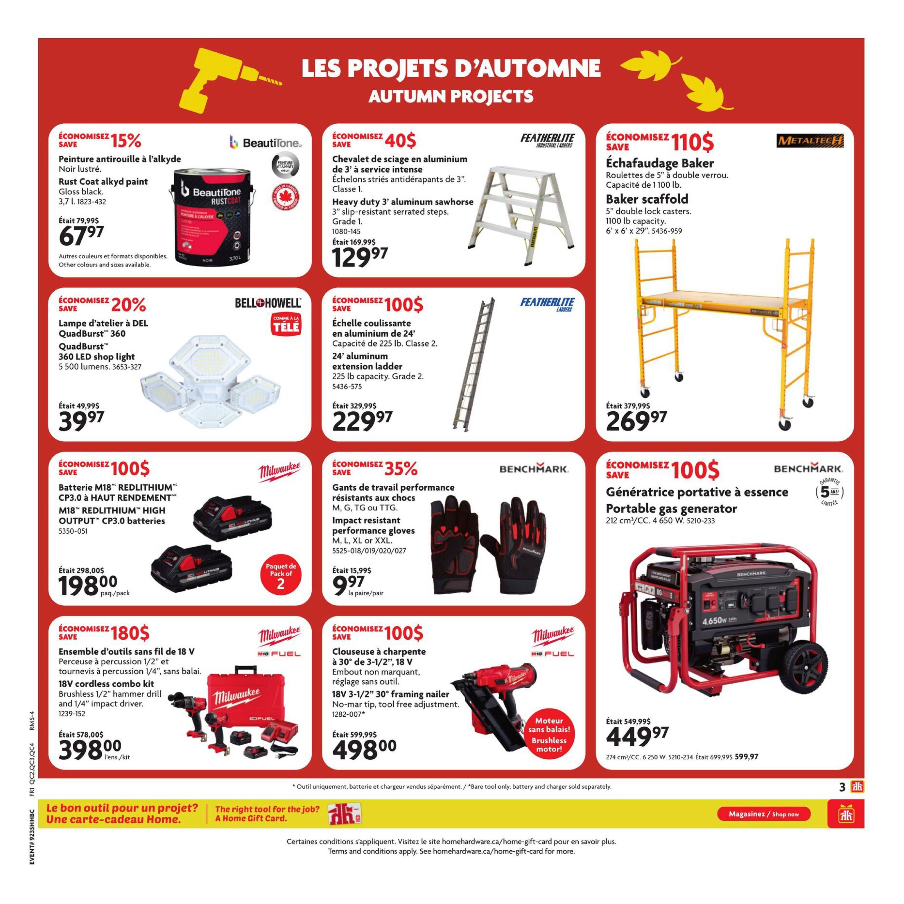 Home Hardware Building Centre (QC) Flyer August 27 to September 9
