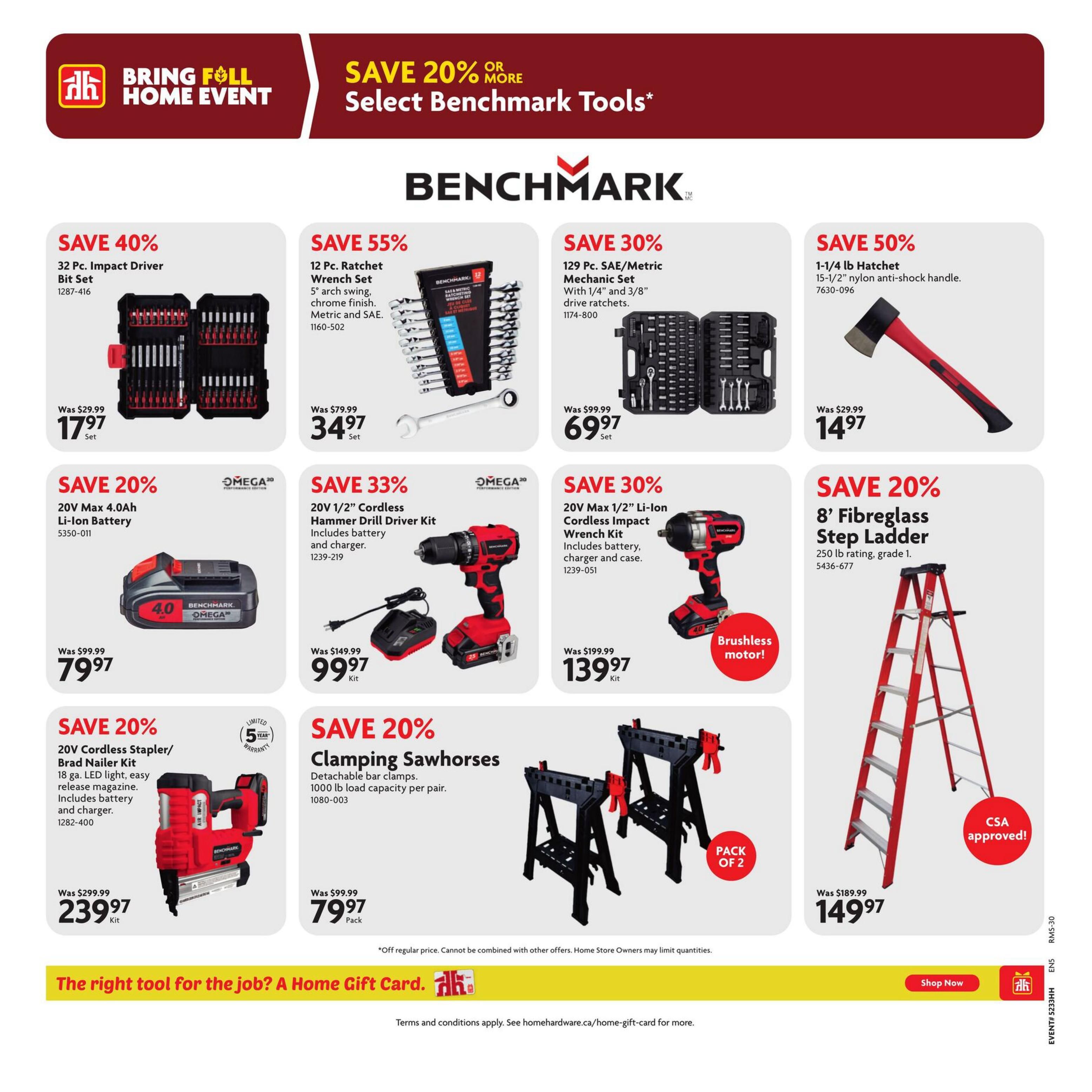 Home Hardware Building Centre (BC) Flyer August 27 to September 9
