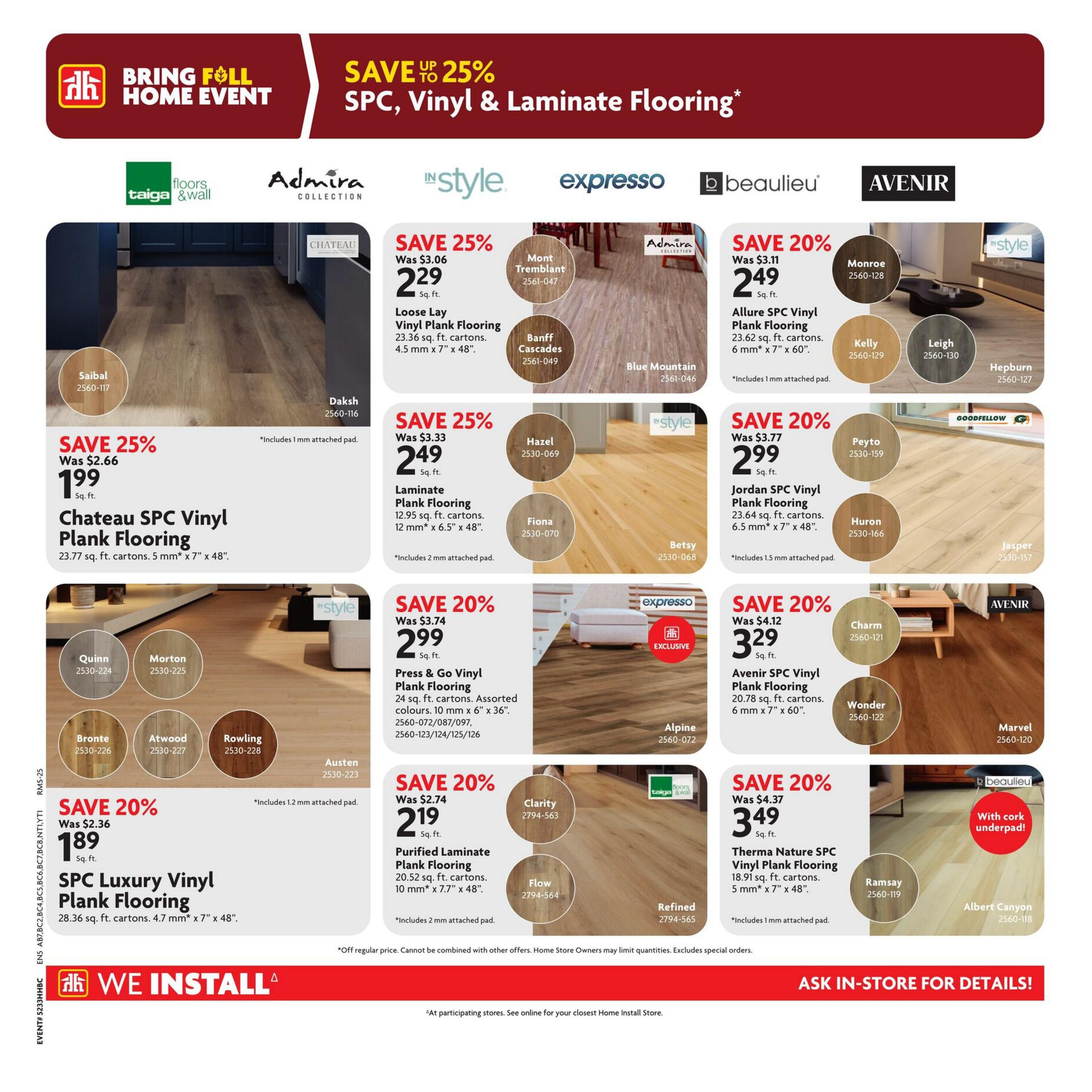 Home Hardware Building Centre (BC) Flyer August 27 to September 9