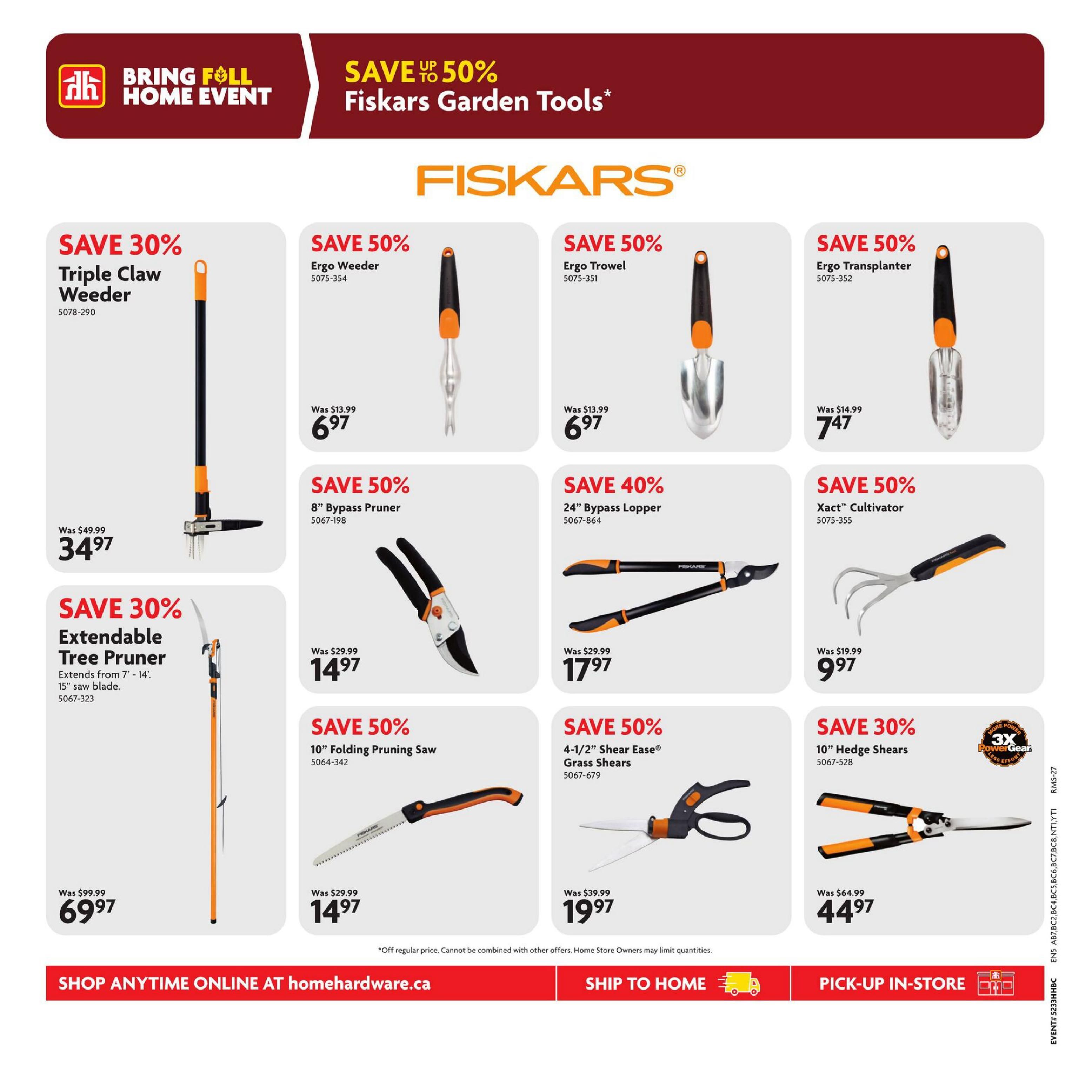 Home Hardware Building Centre (BC) Flyer August 27 to September 9