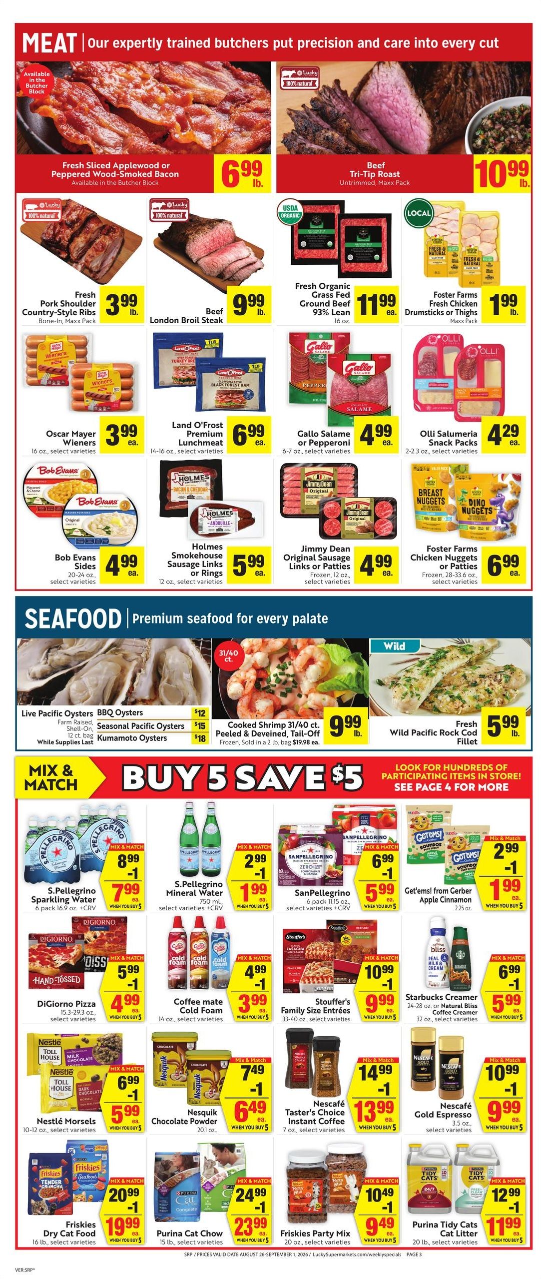 Lucky Supermarkets (Diablo Area, CA) Weekly Ad August 26 - September 1, 2026
