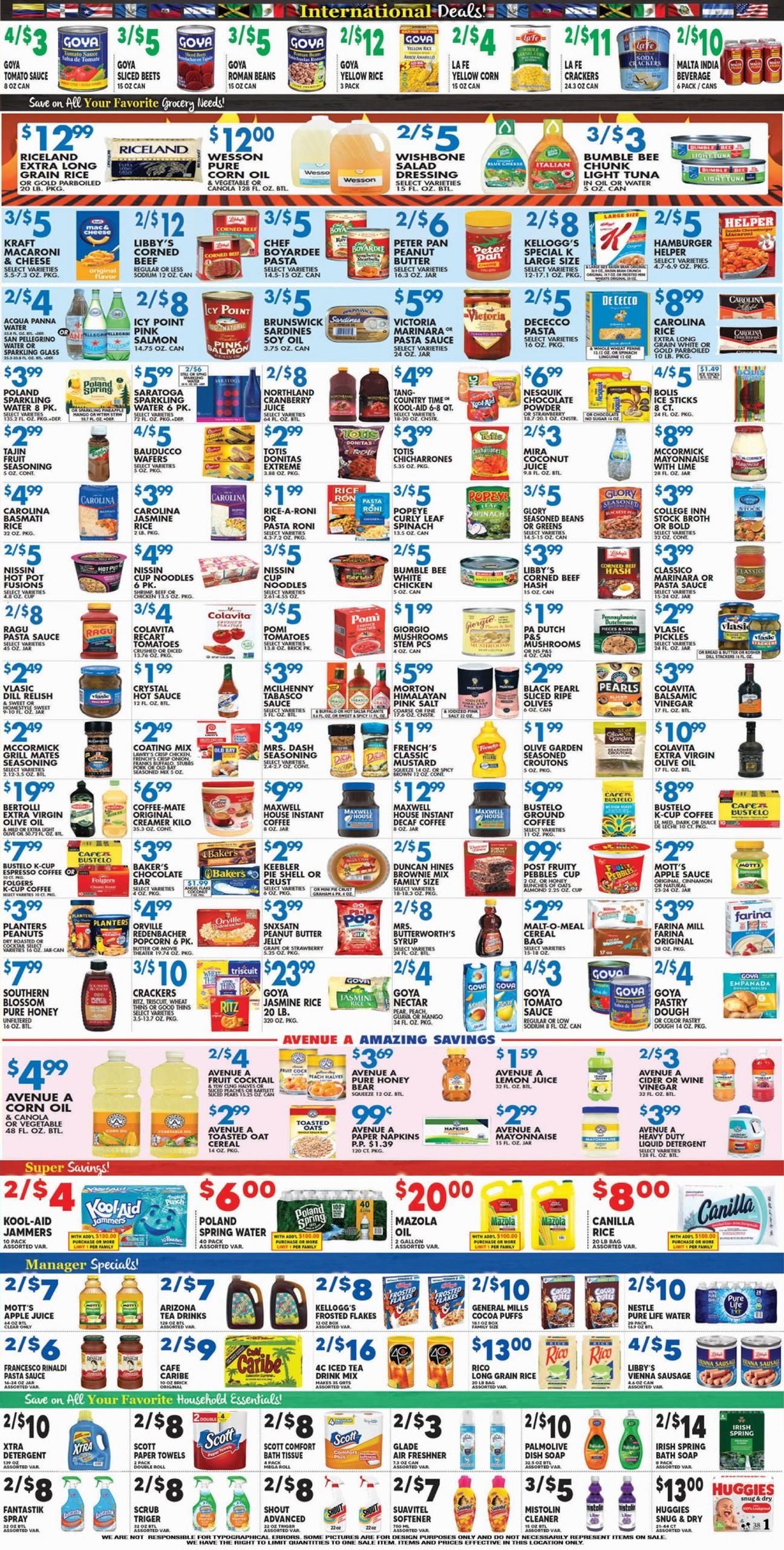 Associated Supermarkets (Jersey City–Harrison Area, NJ) Weekly Ad August 21 - 27, 2026