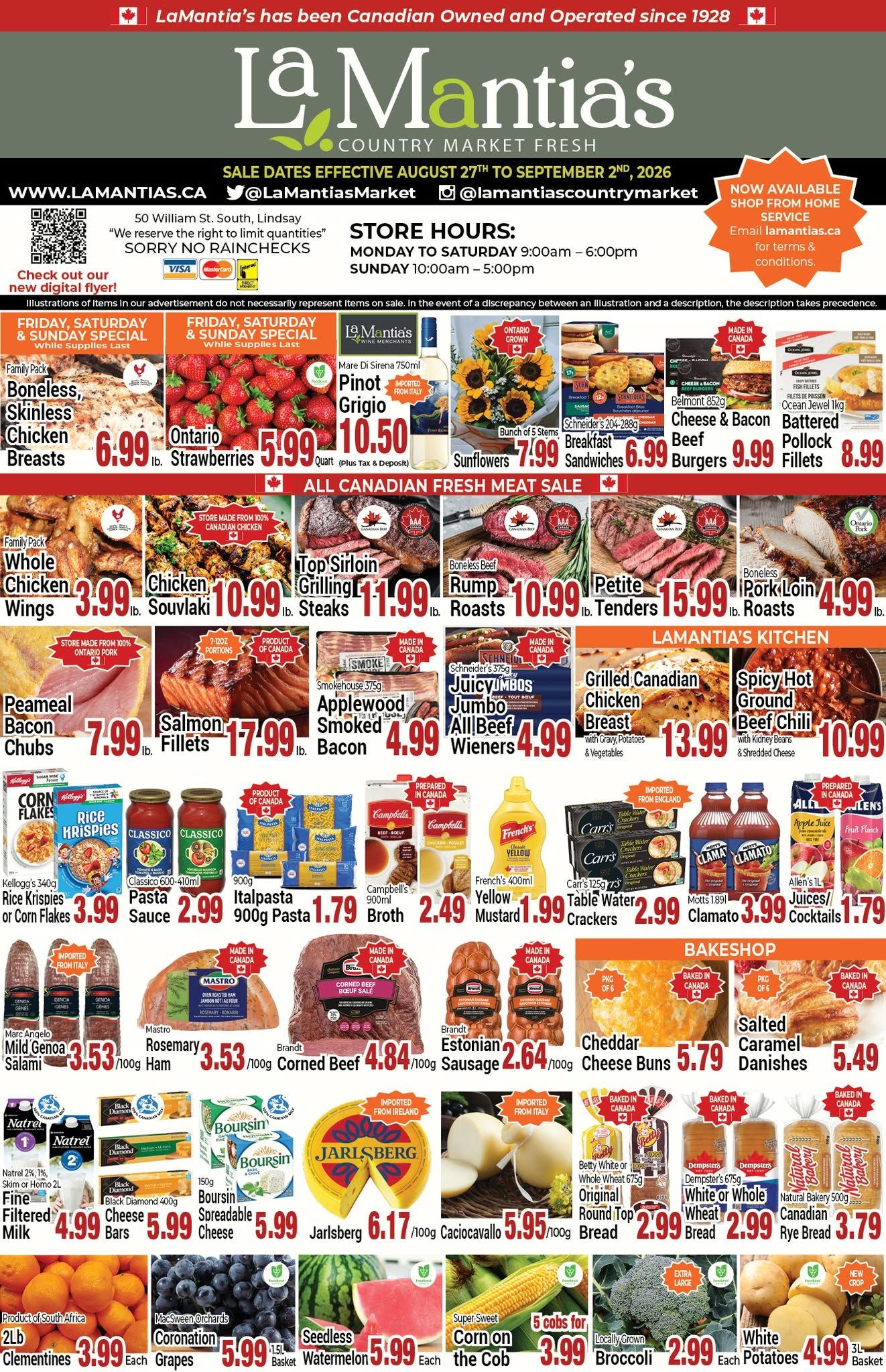 LaMantia's Flyer August 27 to September 2