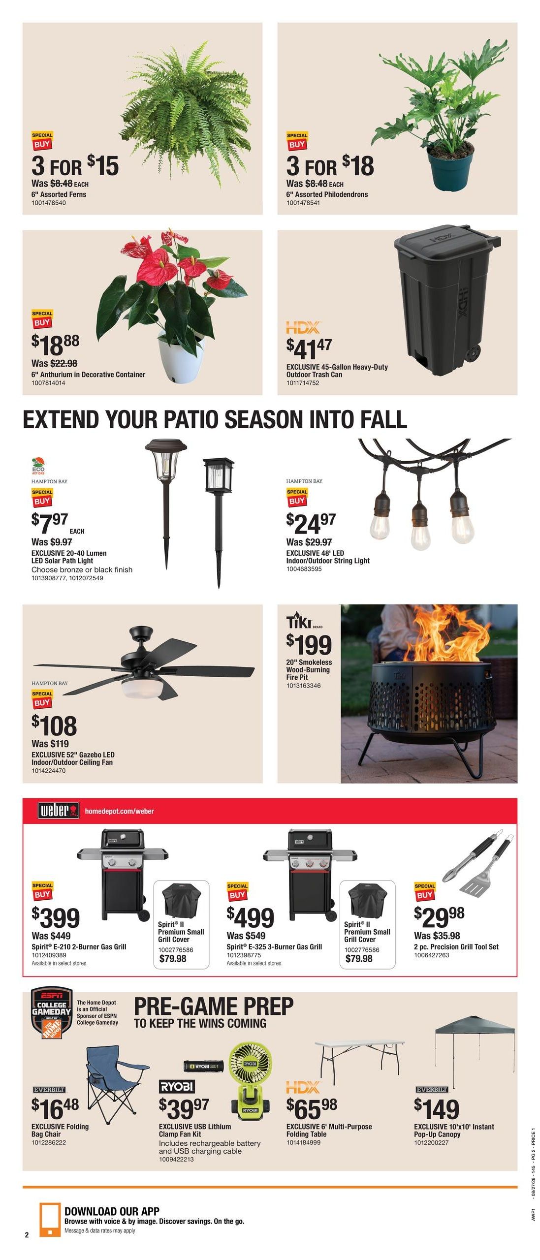 Home Depot (Honolulu–Aiea Area, HI) Labor Day Savings Weekly Ad August 27 - September 9, 2026