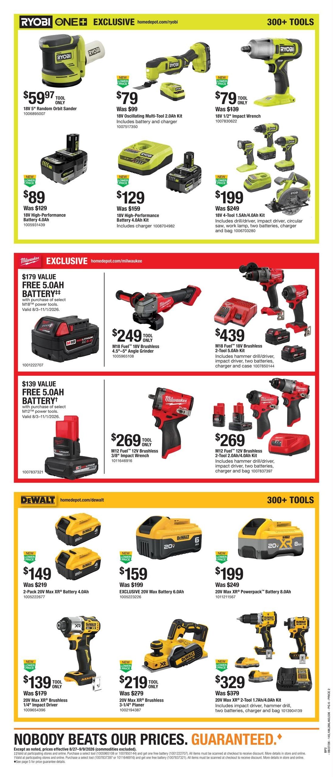 Home Depot (Honolulu–Aiea Area, HI) Labor Day Savings Weekly Ad August 27 - September 9, 2026