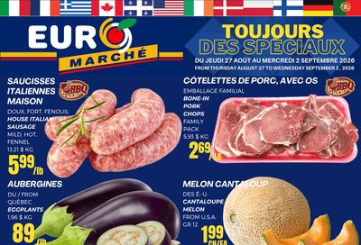 Euro Marche Flyer August 27 to September 2