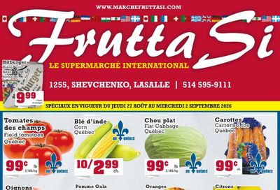 Frutta Si Flyer August 27 to September 2