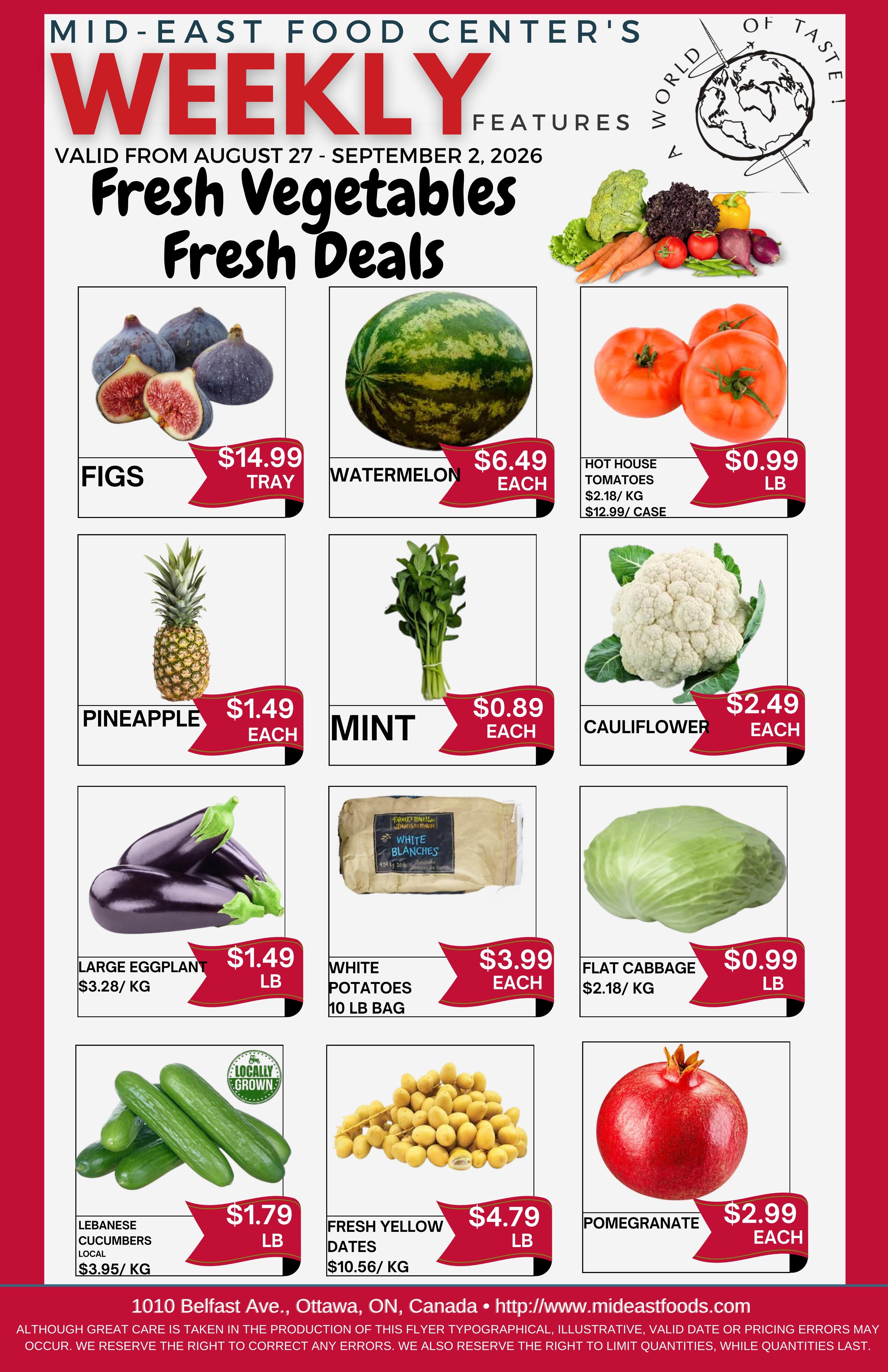 Mid-East Food Centre Flyer August 27 to September 2