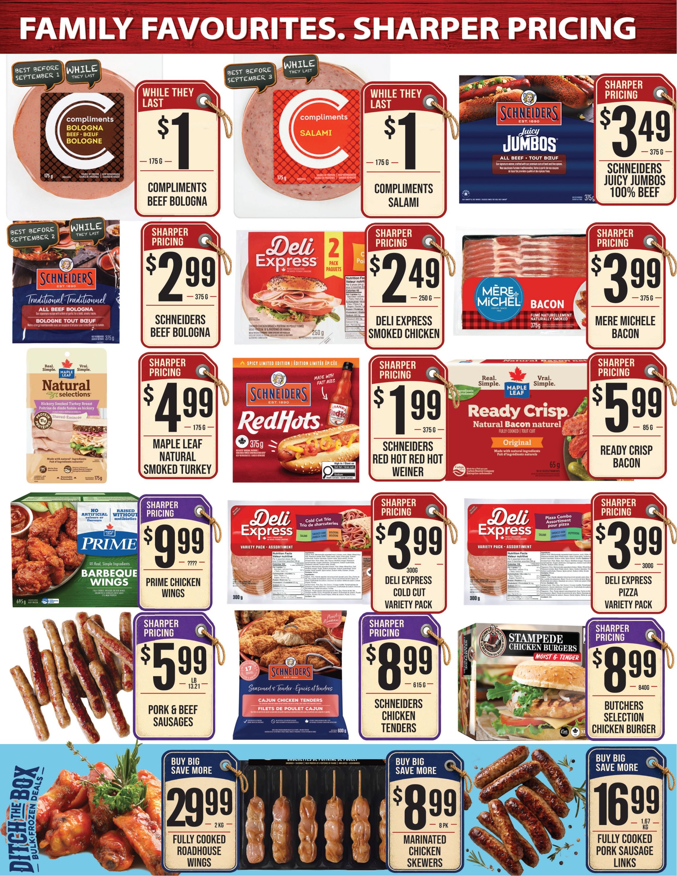 Sharpe's Food Market Flyer August 27 to September 2