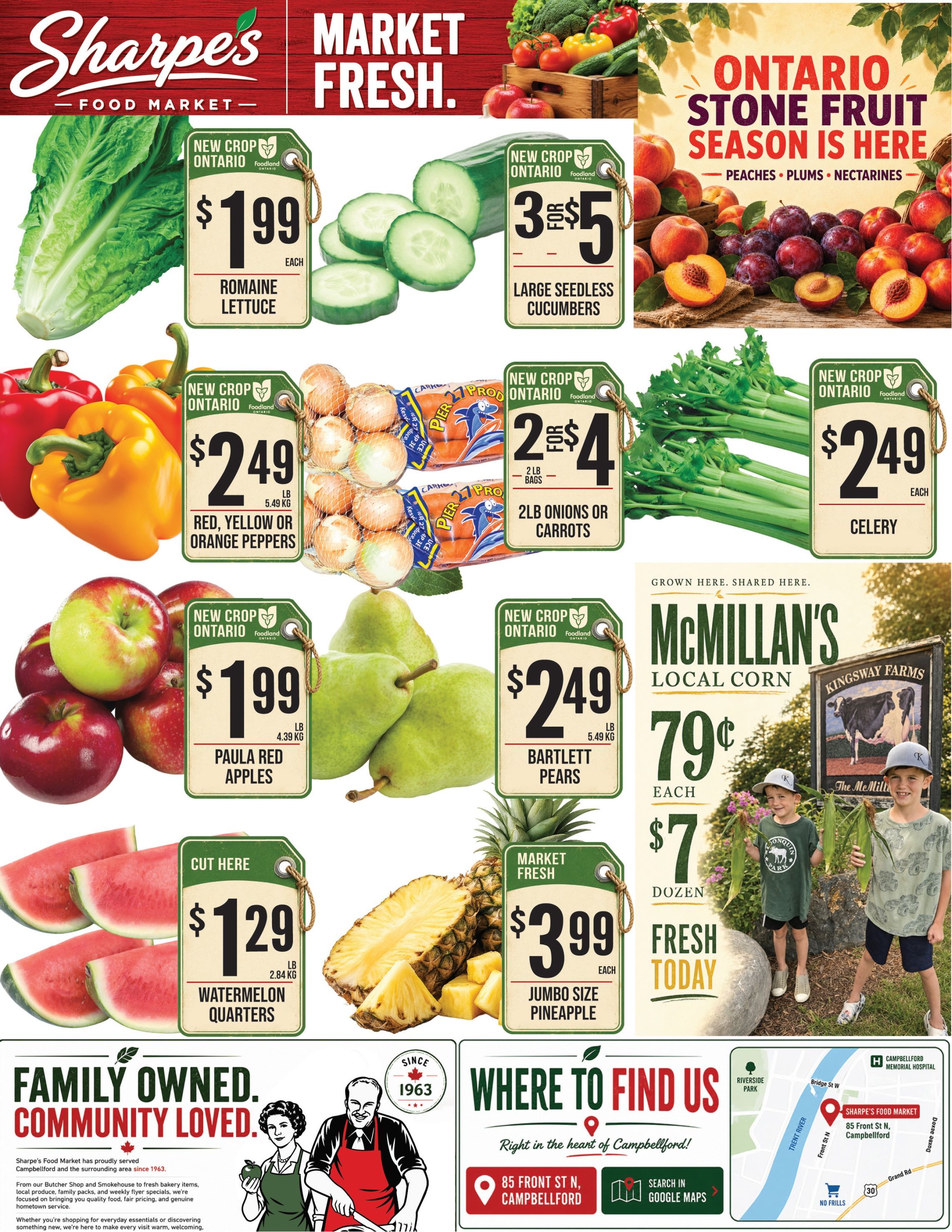 Sharpe's Food Market Flyer August 27 to September 2