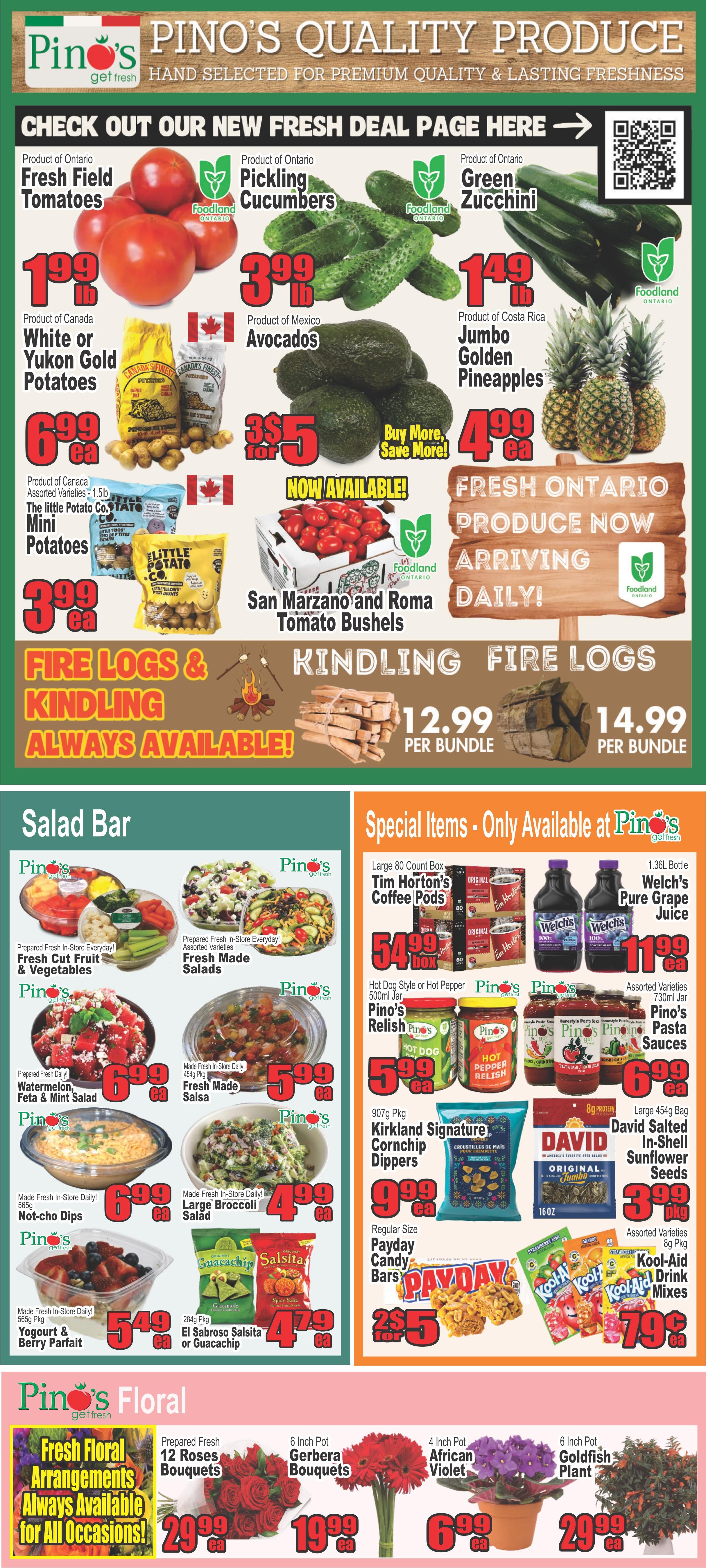 Pino's Flyer August 27 to September 2