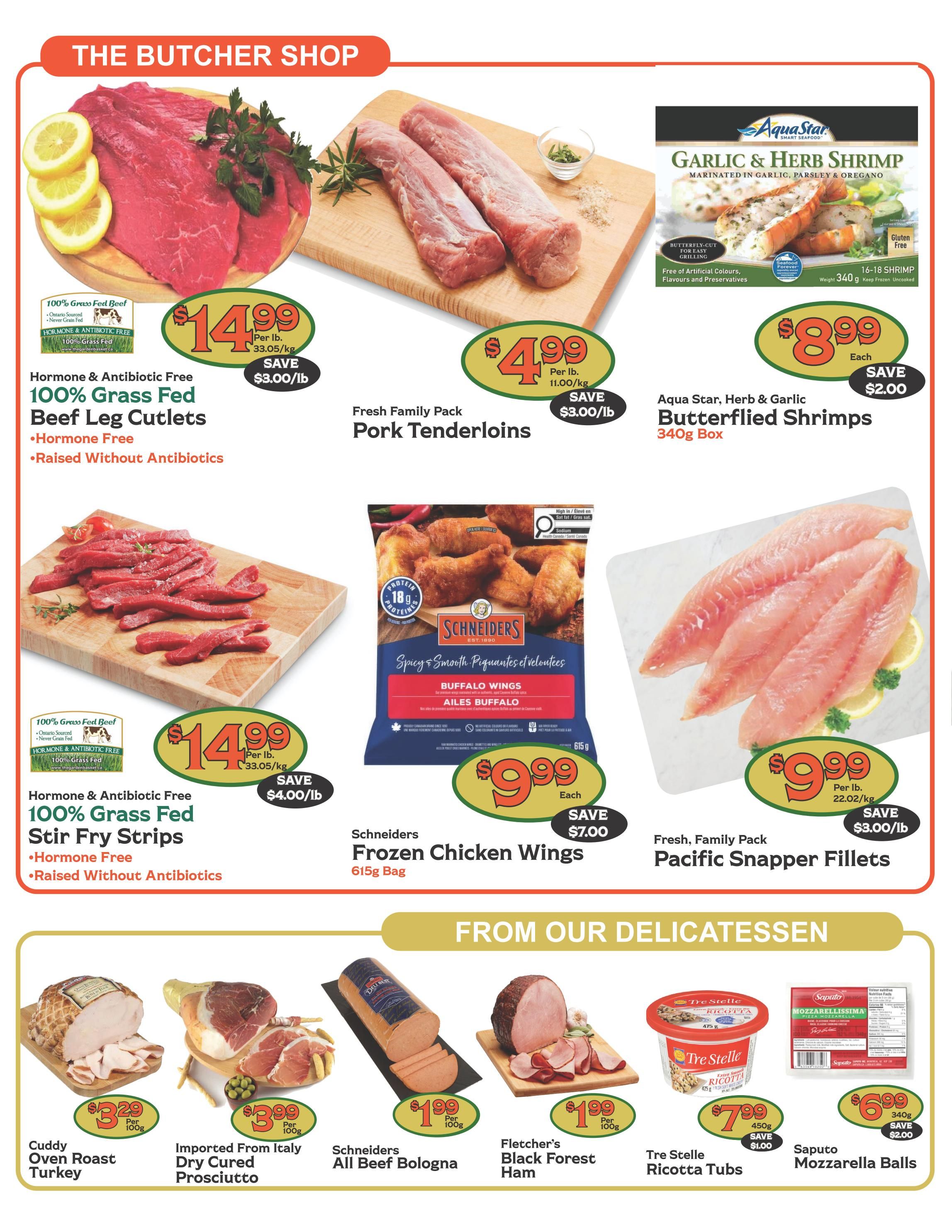 The Garden Basket Flyer August 27 to September 2