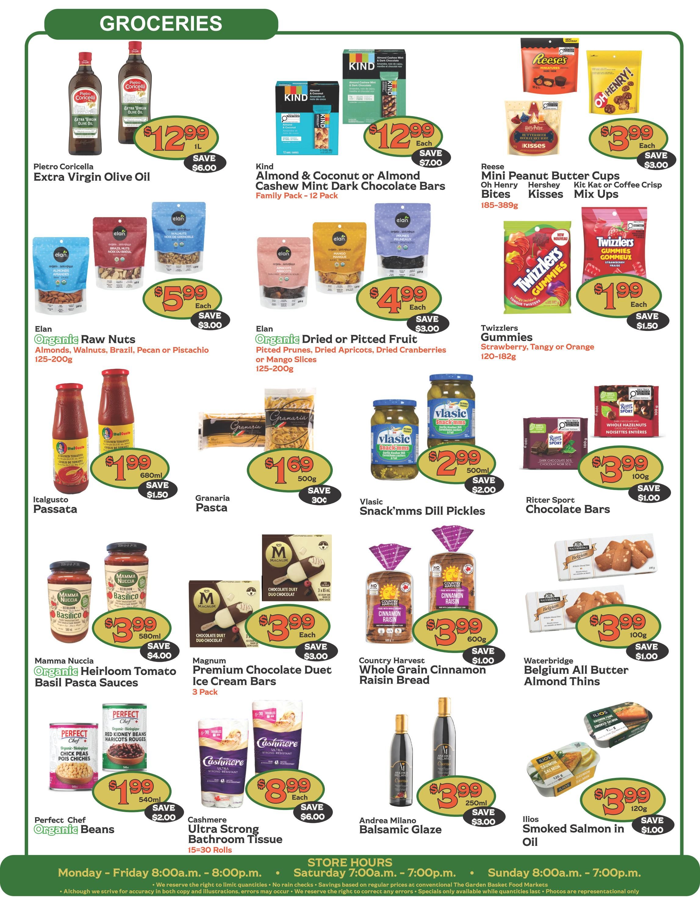 The Garden Basket Flyer August 27 to September 2