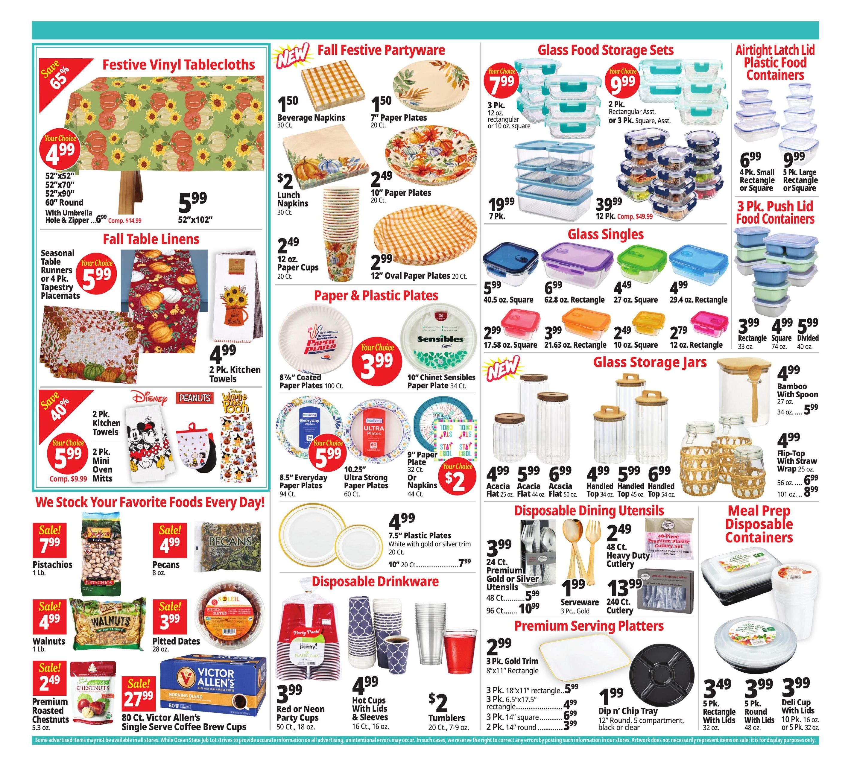 Ocean State Job Lot (Washington Area, DC) Weekly Ad August 27 - September 2, 2026
