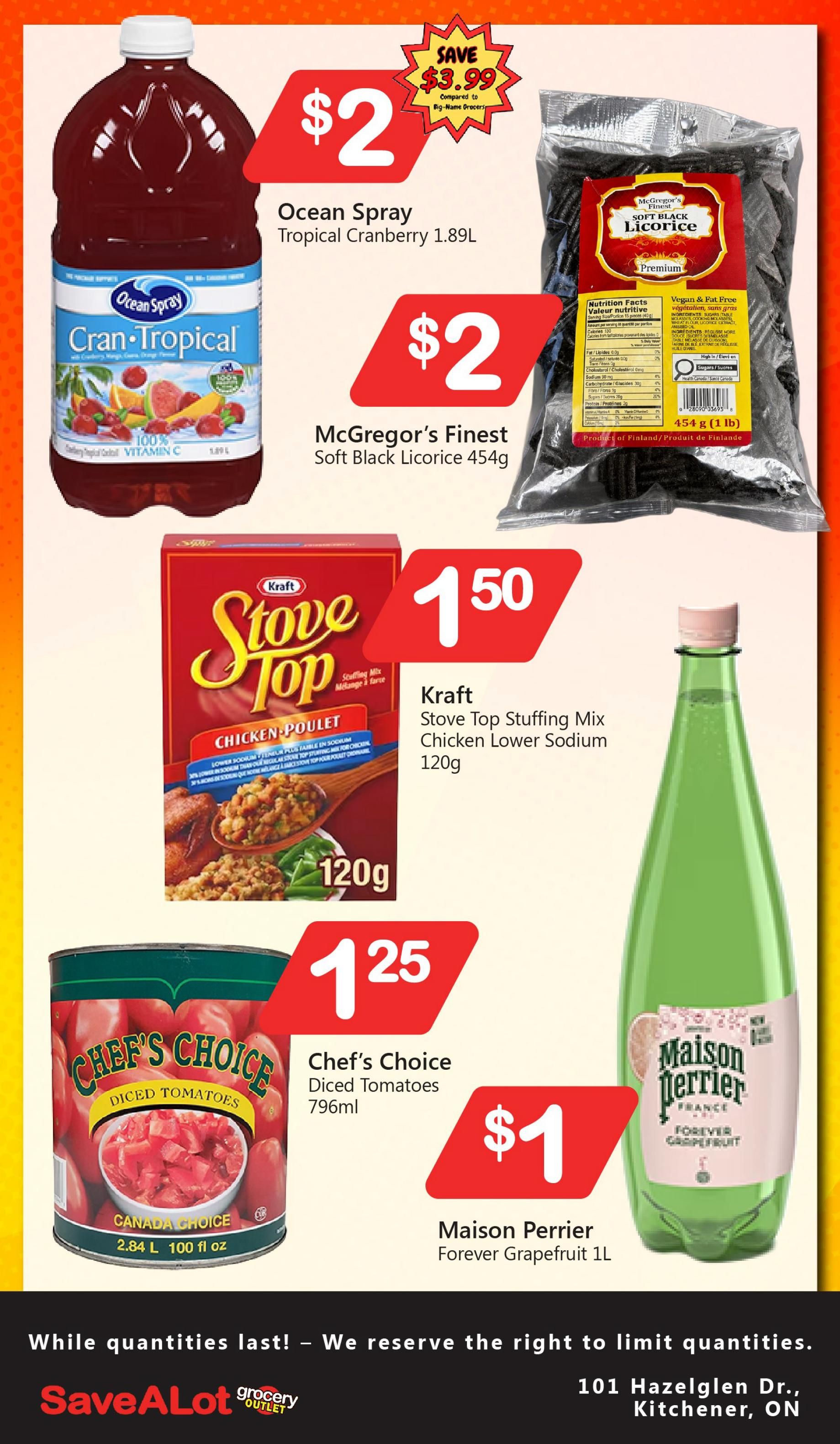 SaveALot Grocery Outlet Flyer August 27 to September 2